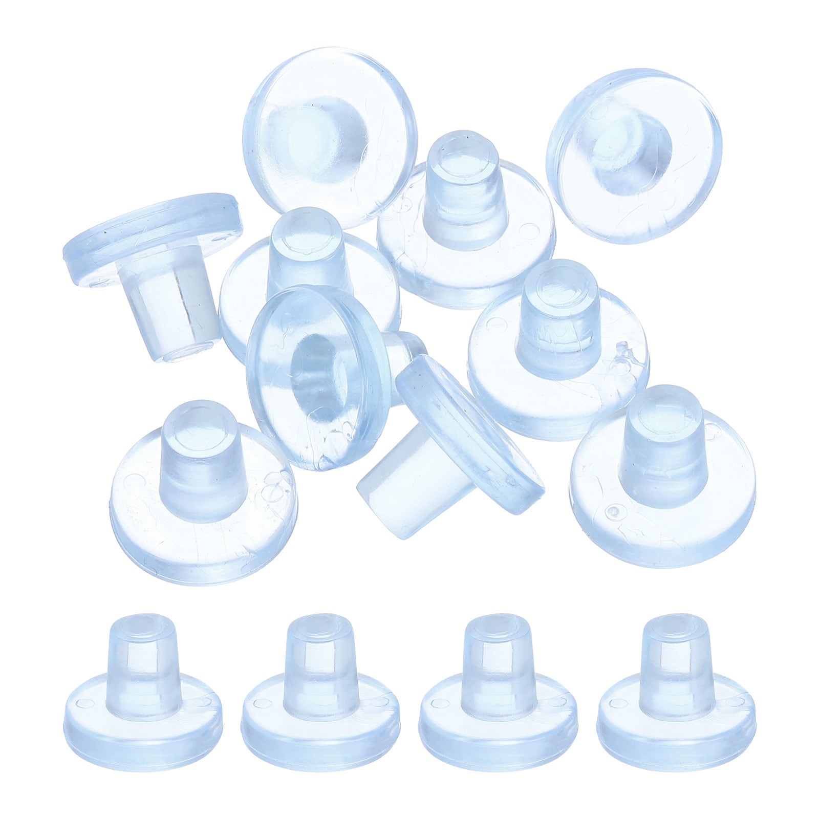 Unique Bargains 28pcs Glass Table Top Bumpers with Stem 8mm/0.31inch ...