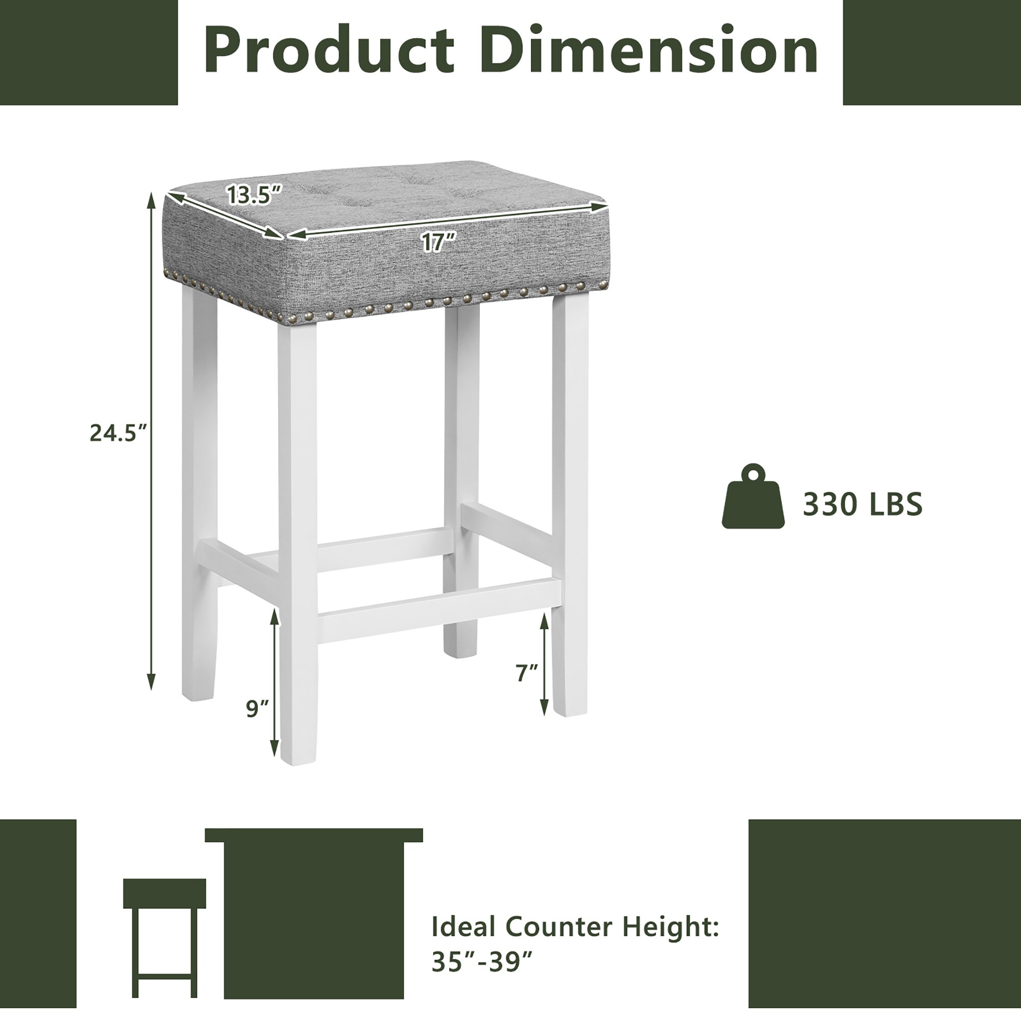 Goplus LWS00340 stools - View #2
