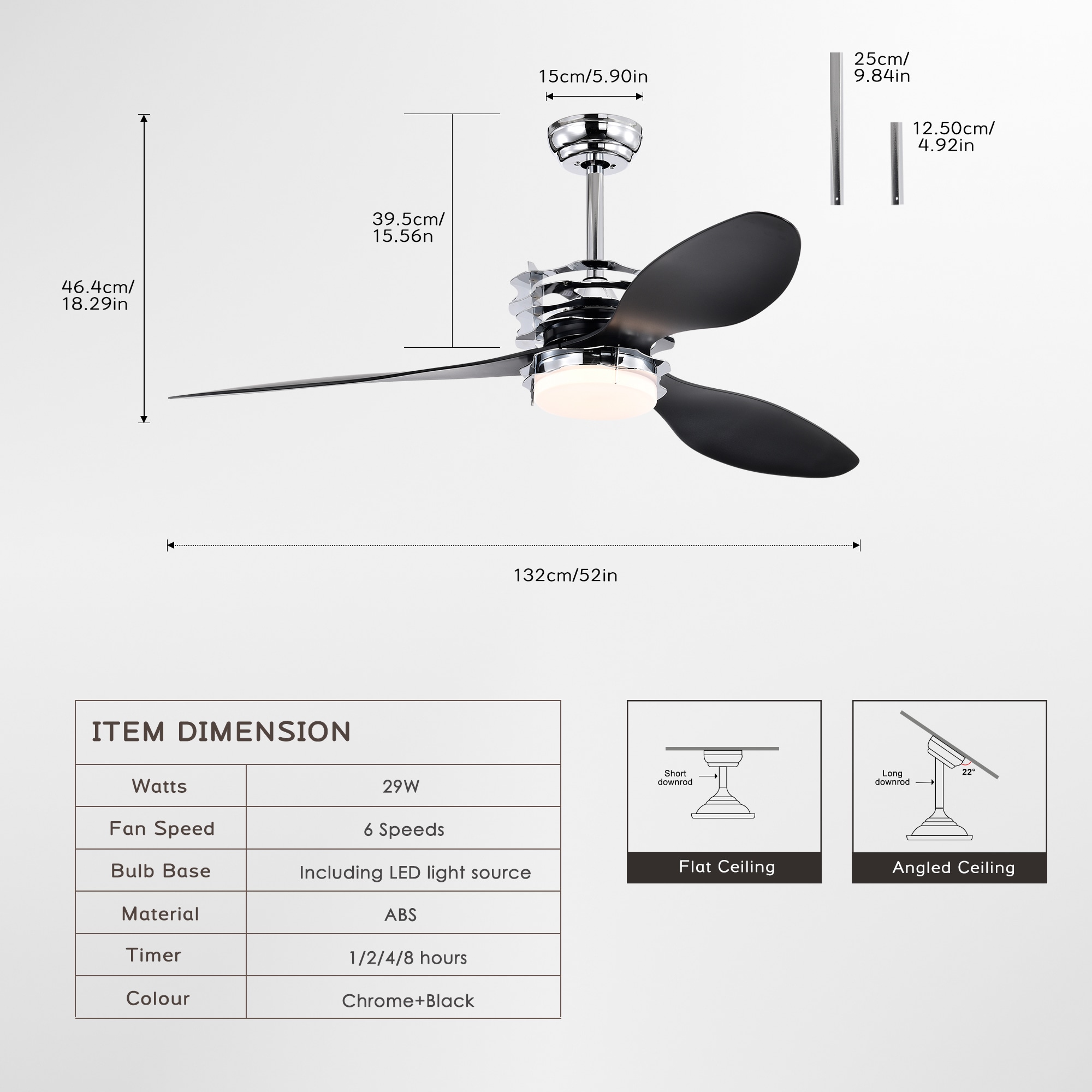 Bybafun YB5700134 Ceiling-Fans - View #2