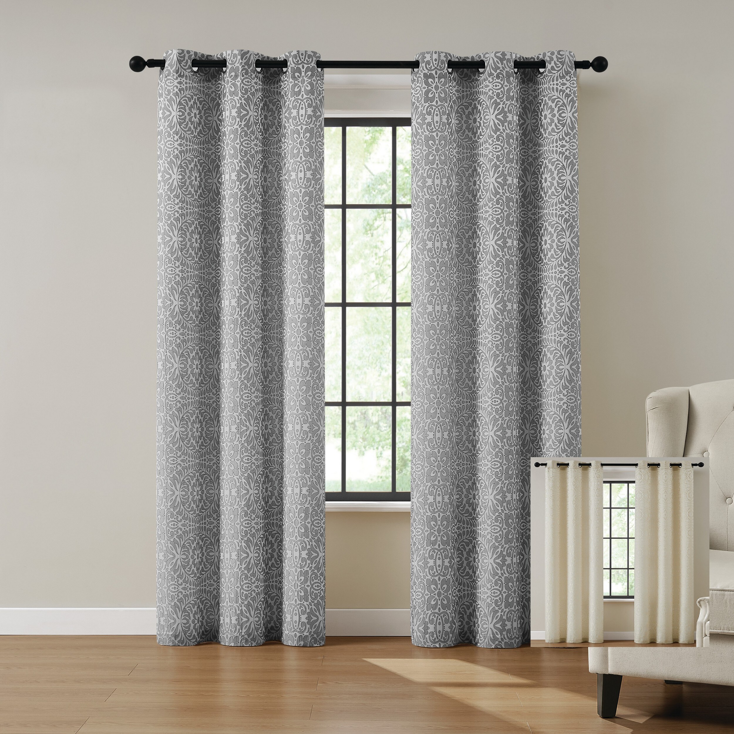 PEM America Outlet EC5849THACG-96 curtains - View #4