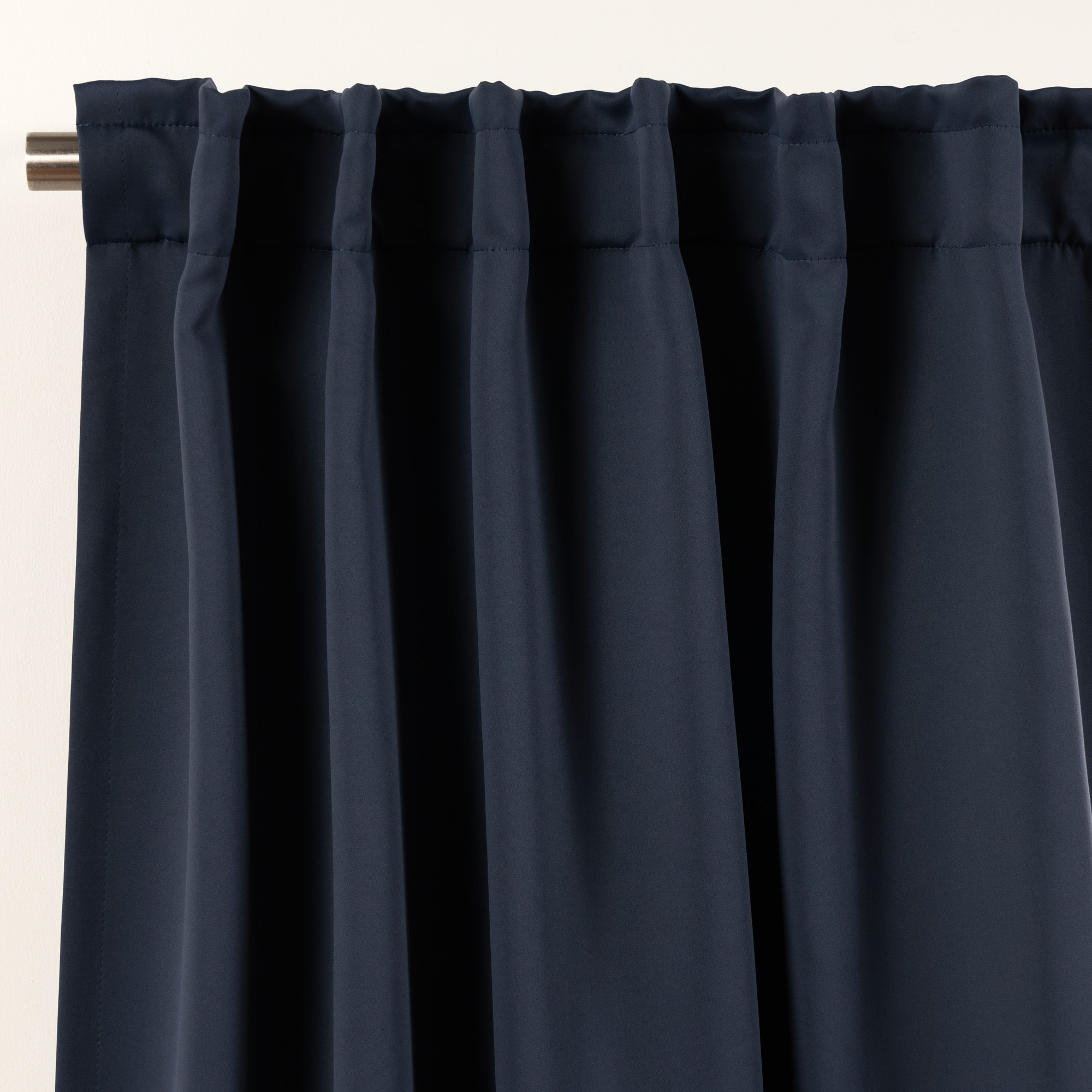 Best Home Fashion SOLID-132-NAVY curtains - View #2