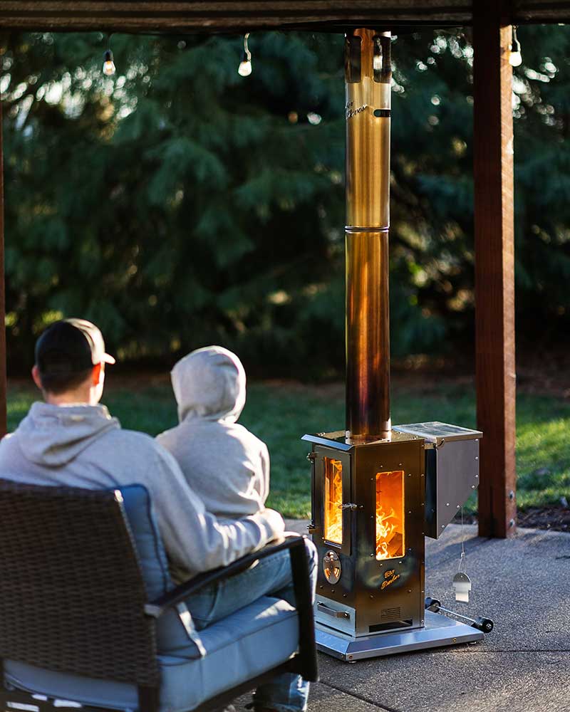 Wood Pellet Products Big Timber Patio Heater : Blazzing Fire