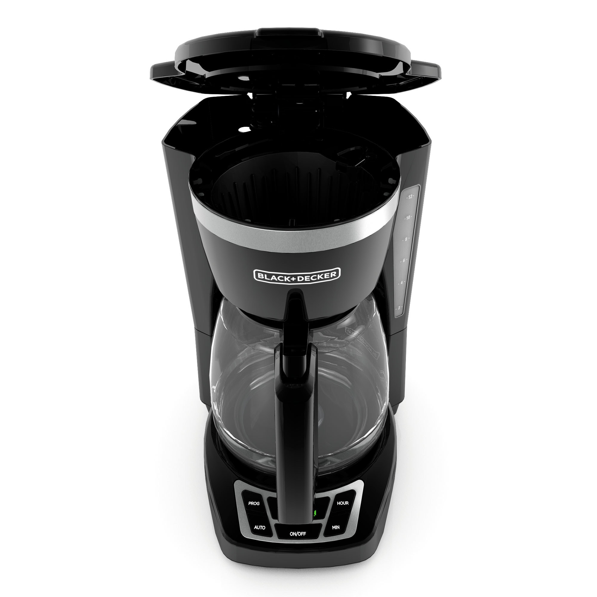 Black+Decker 12-Cup* Coffee Maker Black/Silver CM4000S - Best Buy