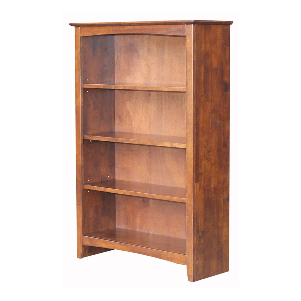 International Concepts Espresso Wood 4-Shelf Bookcase (32-in W x 48-in ...