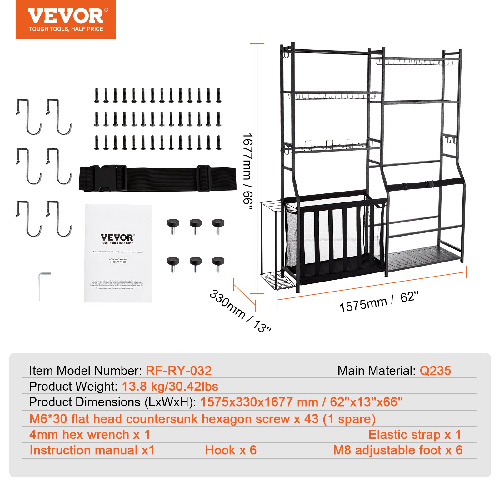 VEVOR GEFSNJHSF0G2GAR4SV0 Sports-Equipment - View #8