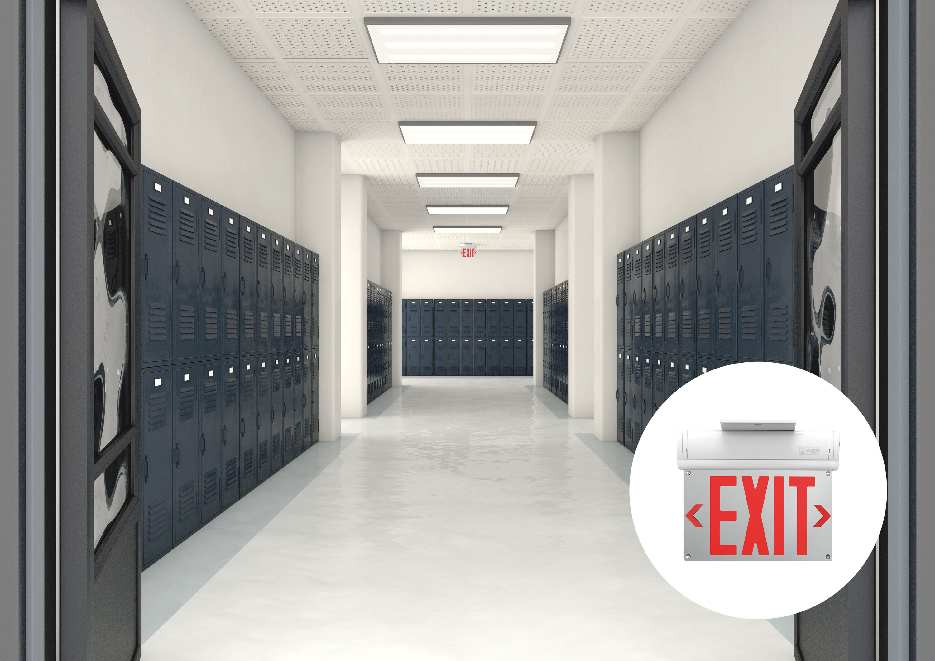 Lithonia Lighting BEWRSMM6 Emergency-Exit-Lighting - View #11