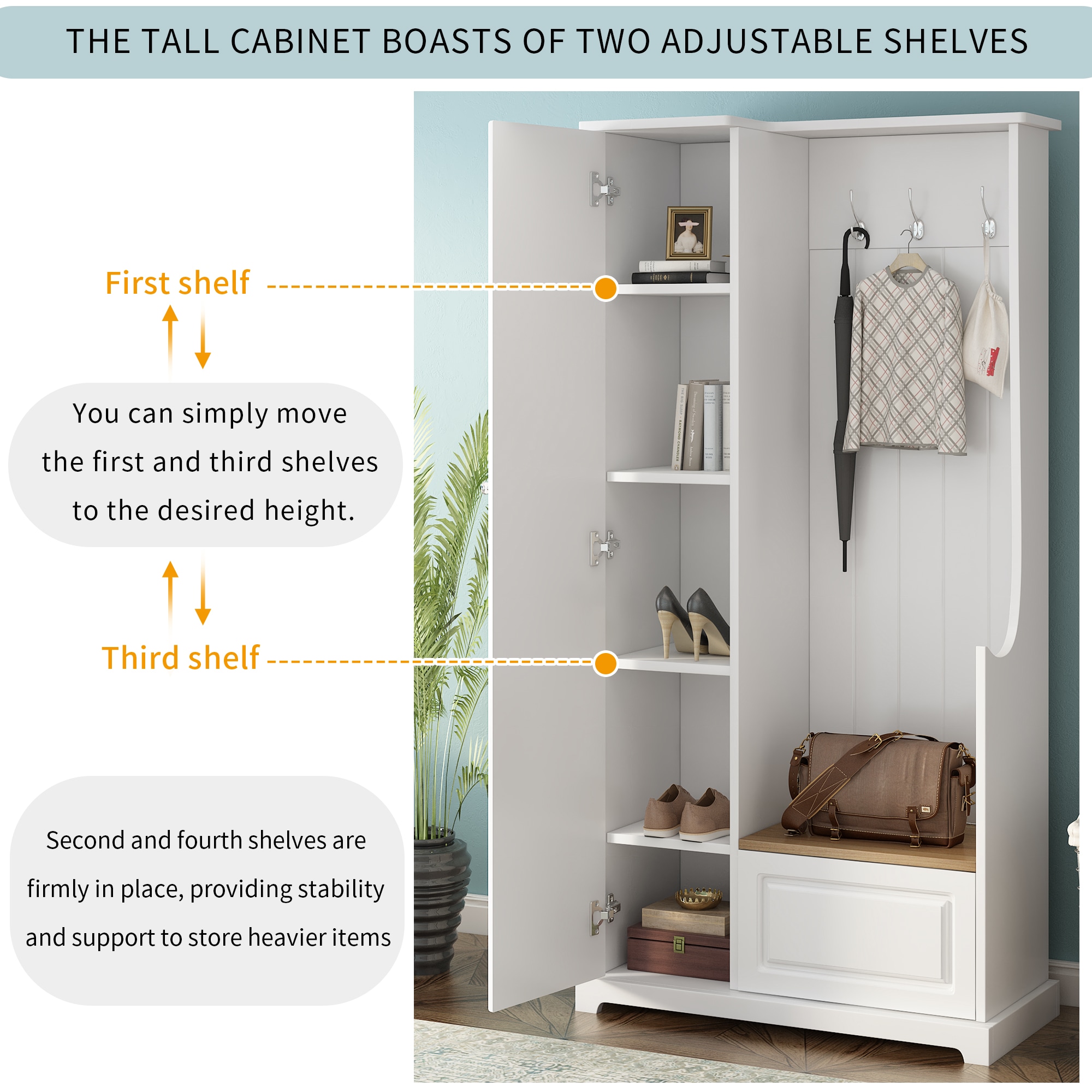 ModernLuxe WF304223AAK Coatrack-Stands-Pedestals - View #5