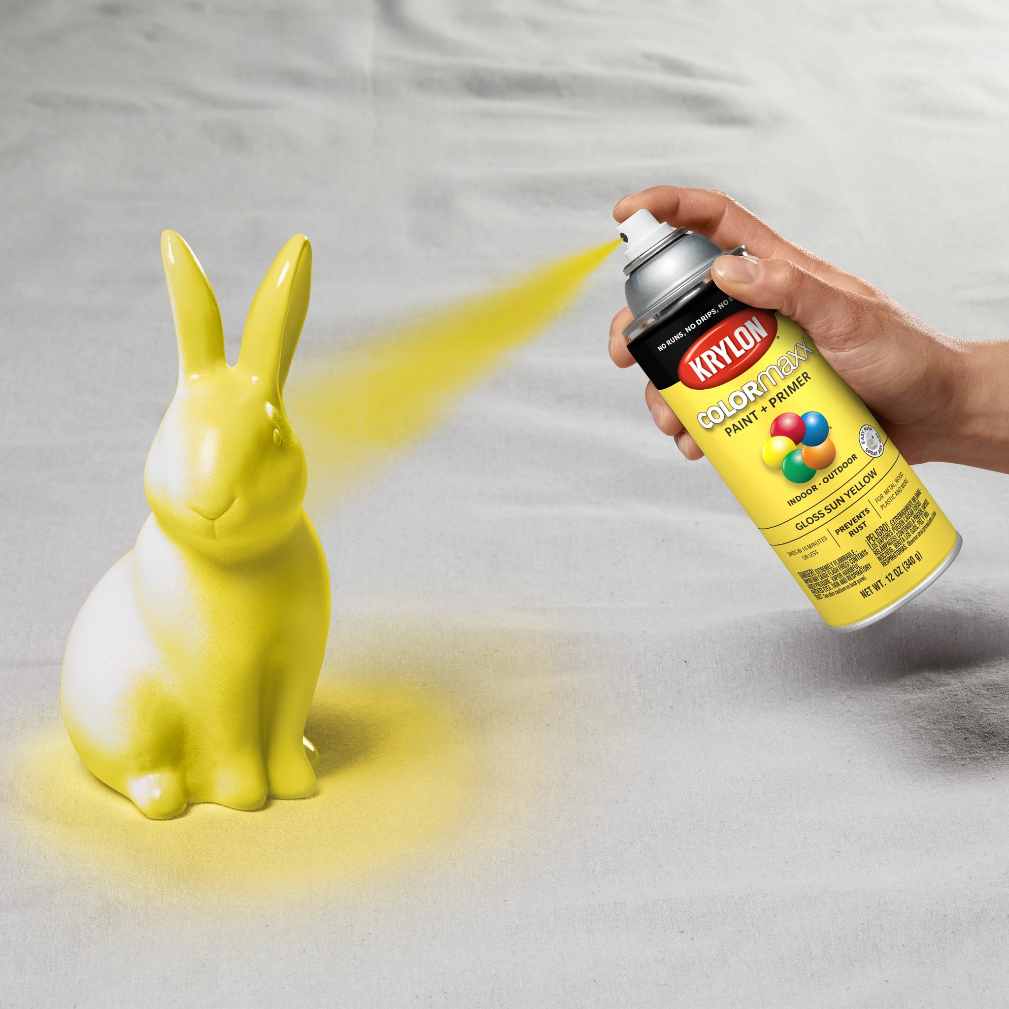 Pintura en spray amarillo 12.5 oz