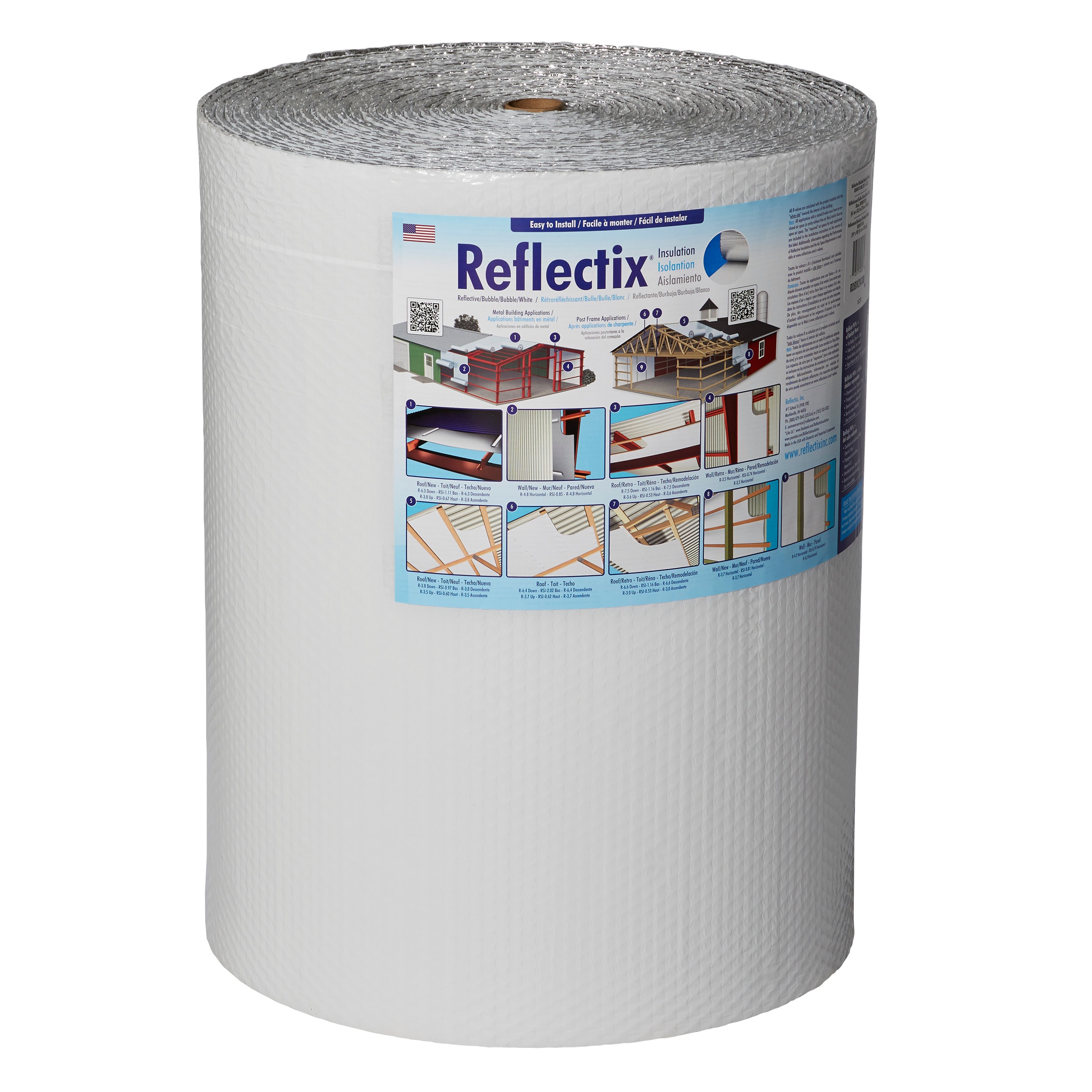 100sqft Reflectix BP24050 24-Inch by 50-Feet Bubble Pack Insulation 