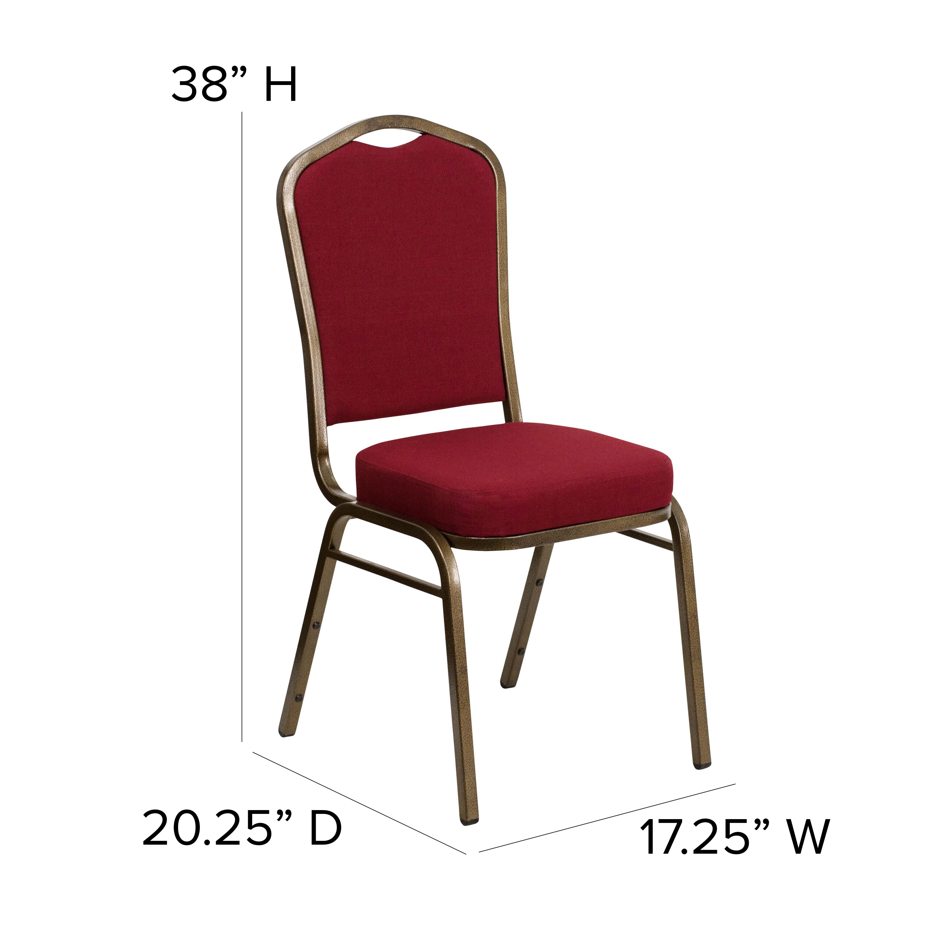 Flash Furniture 4 Pack HERCULES Series Crown Back Stacking Banquet Chair in  Navy Vinyl - Silver Vein Frame 