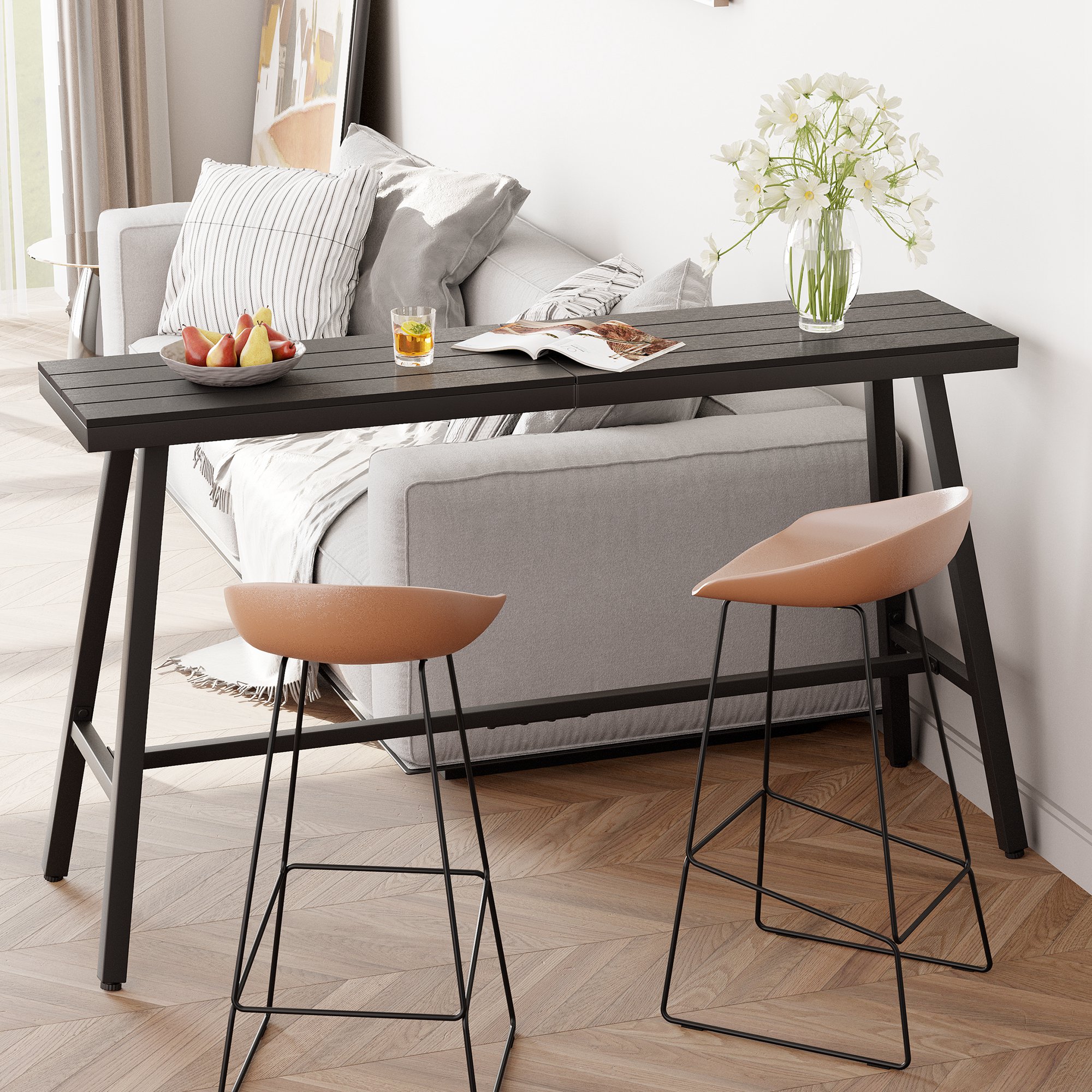 Crestlive Products CL-TB057BLK160 Patio-Tables - View #7