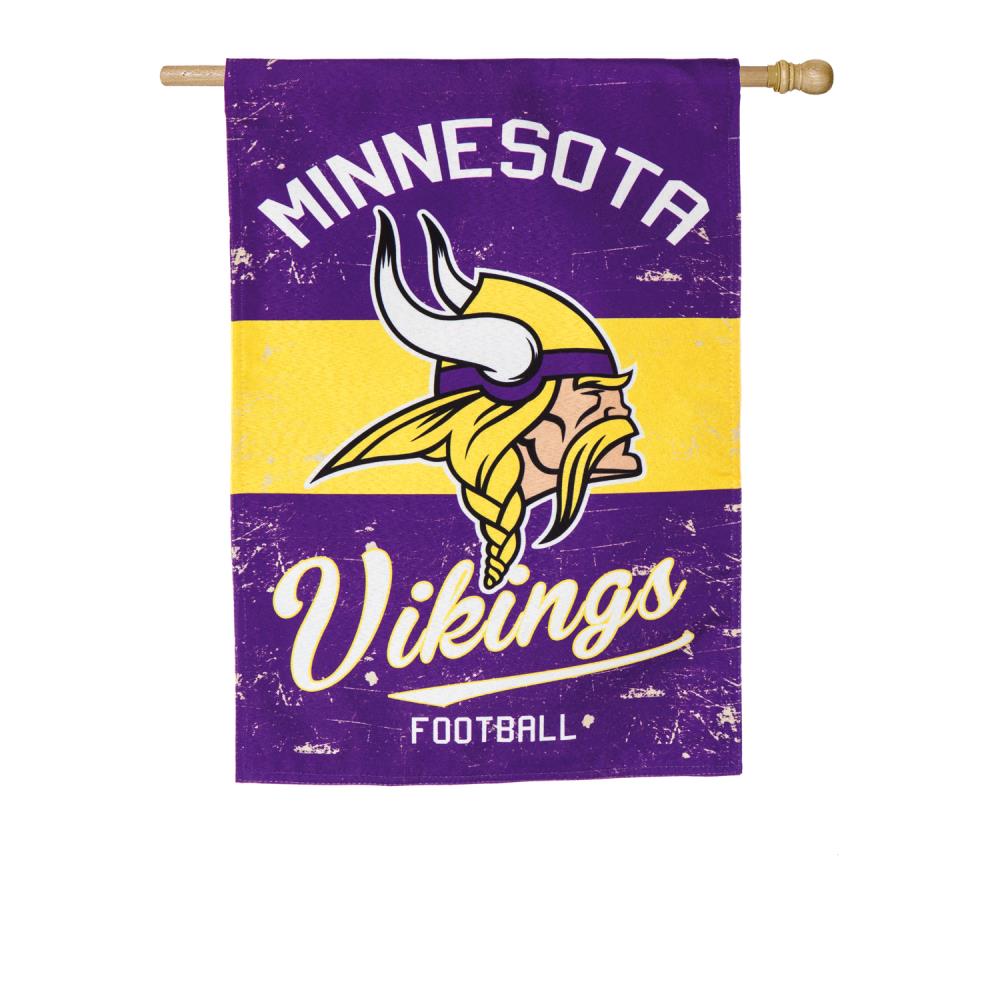 Team Sports America 2.3-ft W x 3.6-ft H Minnesota State Vikings