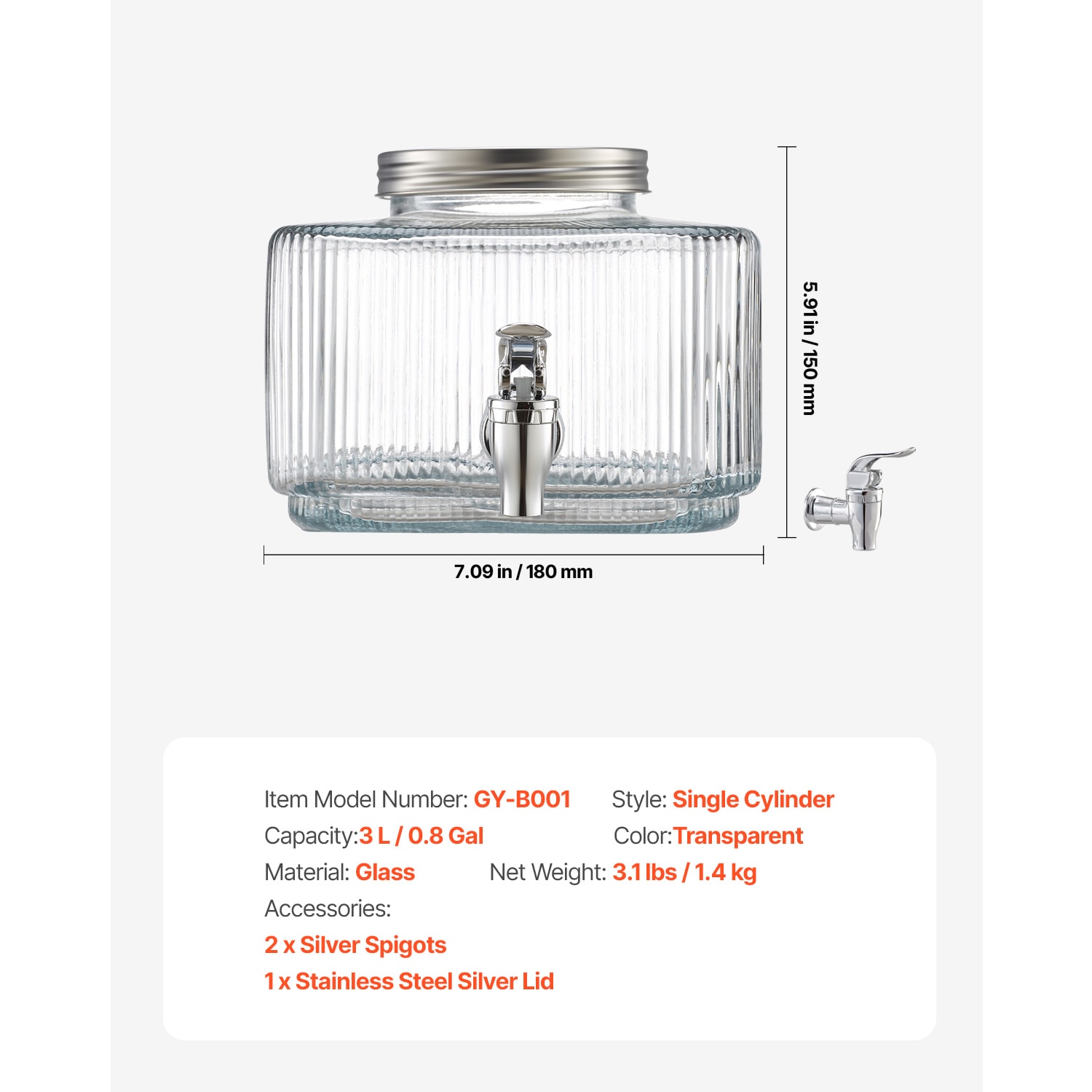 VEVOR SCYLFPQPTBLF07617V0 Barware-Accessories - View #7