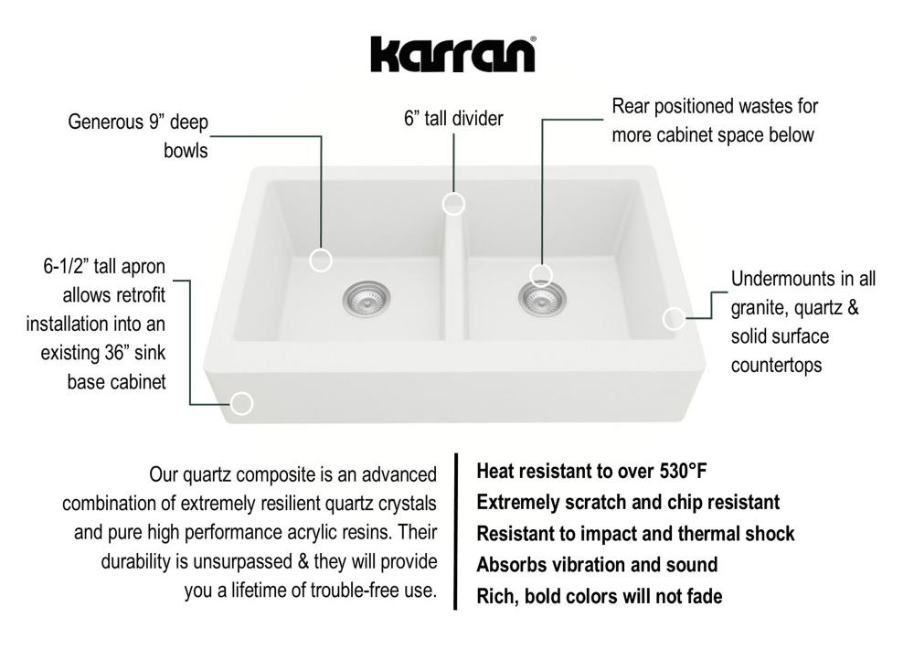 Karran QAR-750-WH Kitchen-Sinks - View #5