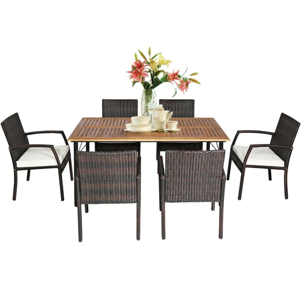 Dimakai DK-HW743820WH Patio-Dining-Sets - View #5