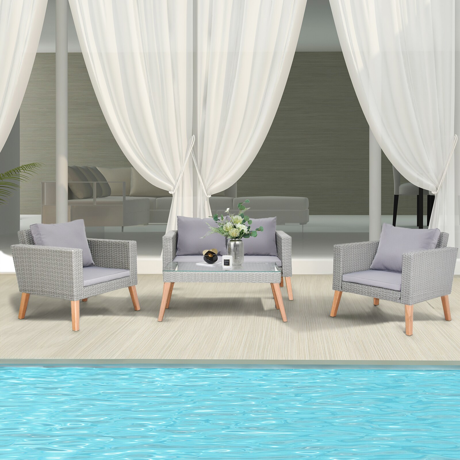 Winado LO1G56000720+721 Patio-Conversation-Sets - View #8