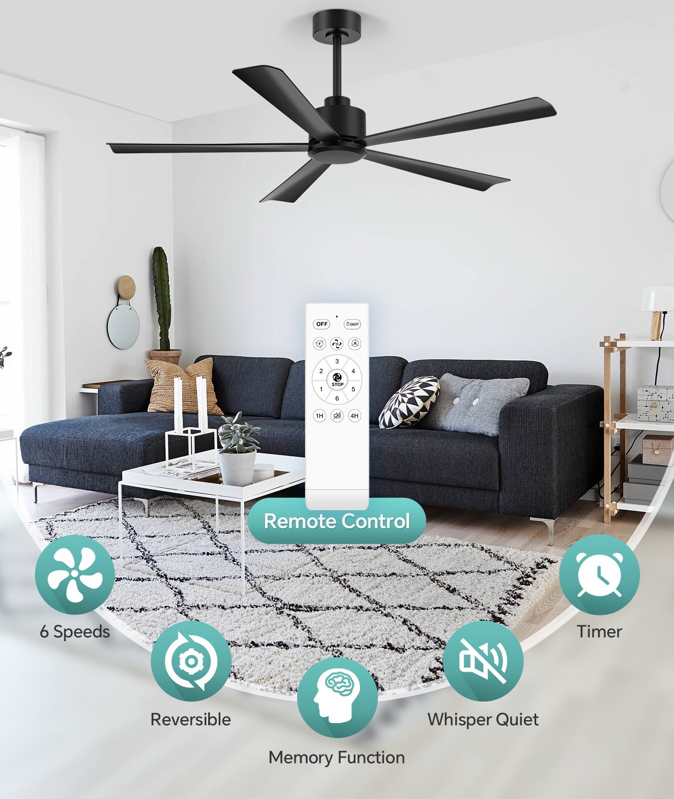 Breezary 30010-AB-T Ceiling-Fans - View #8