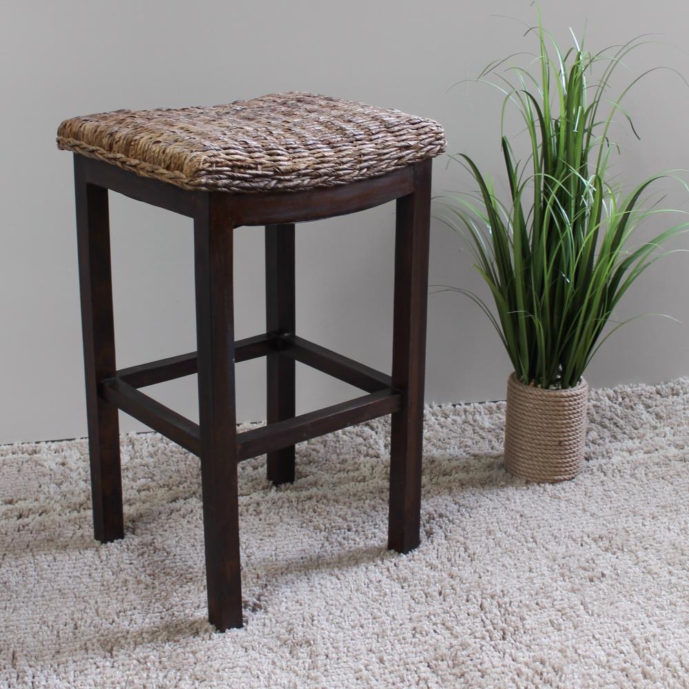 wicker saddle bar stools