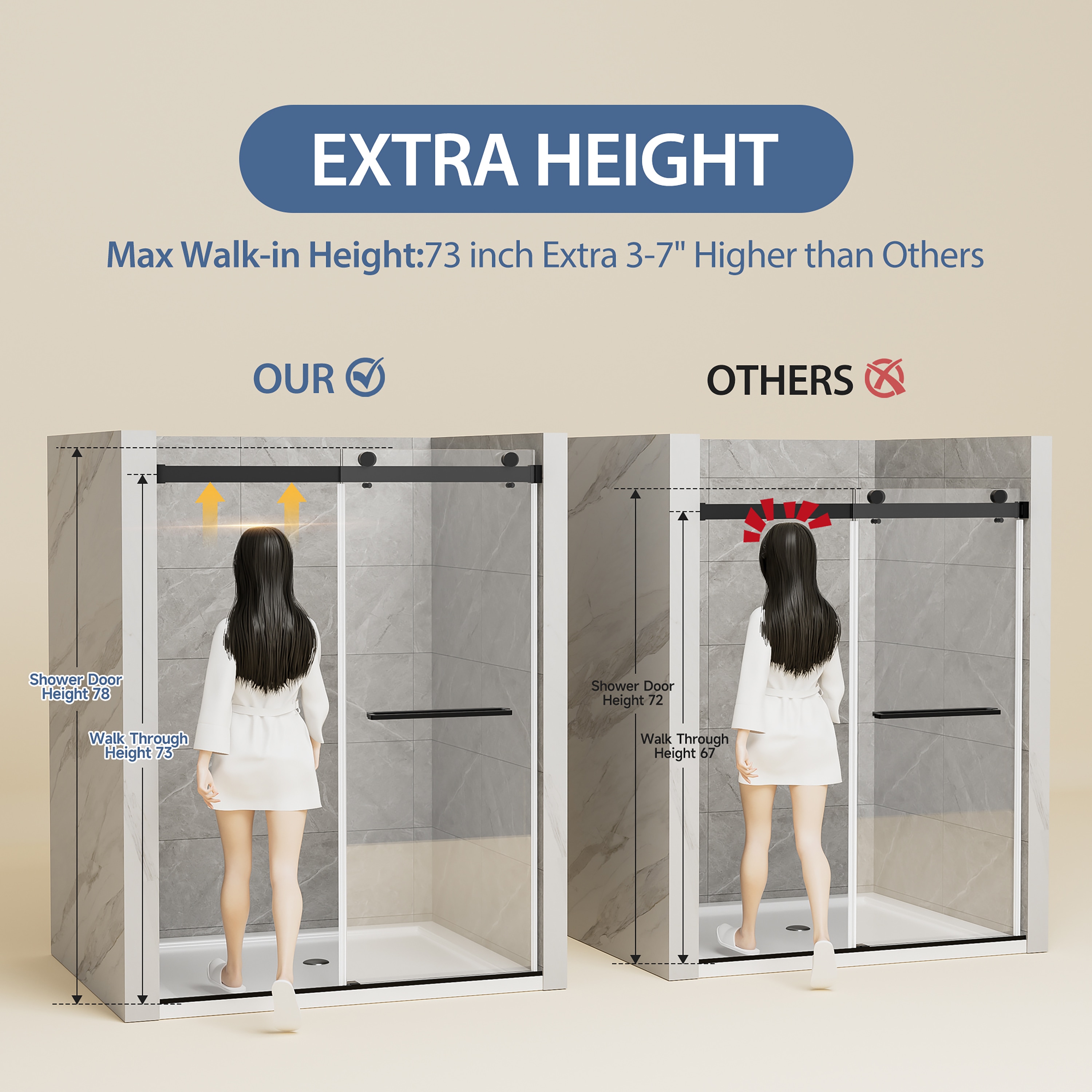 CASAINC CA-BF00005 Shower-Doors - View #13