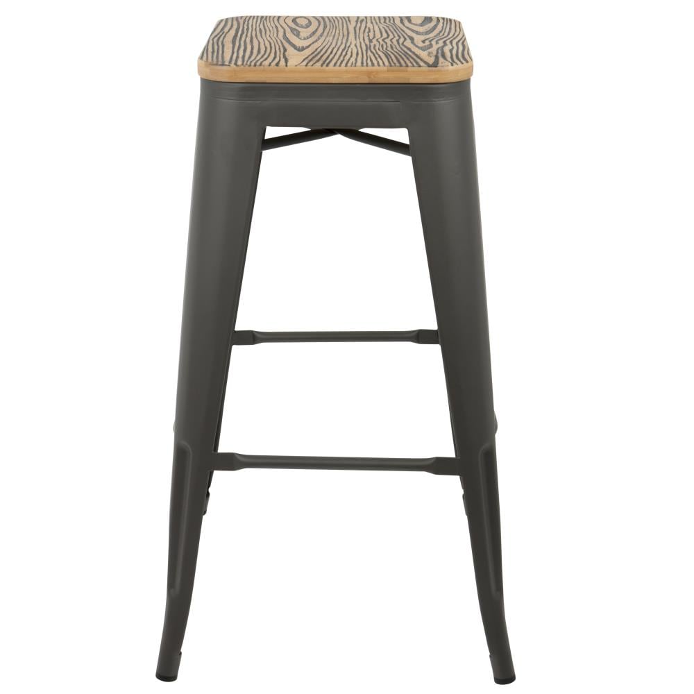 LumiSource BS-TW-OR BN+GY2 stools - View #3