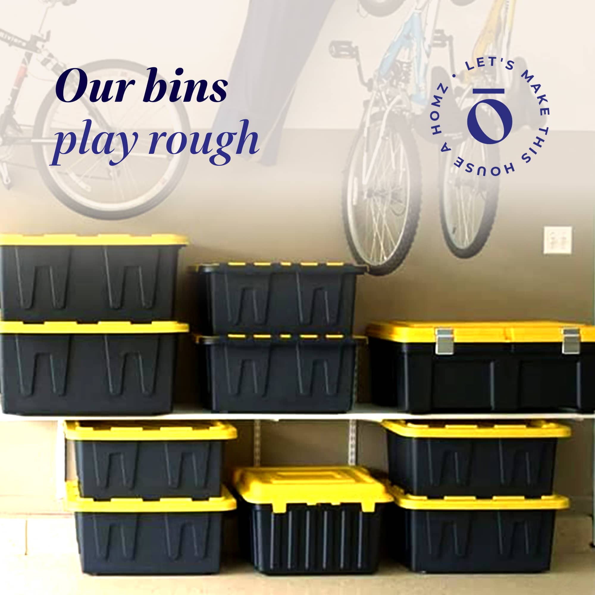 Homz Products 404218 Plastic-Storage-Totes - View #2