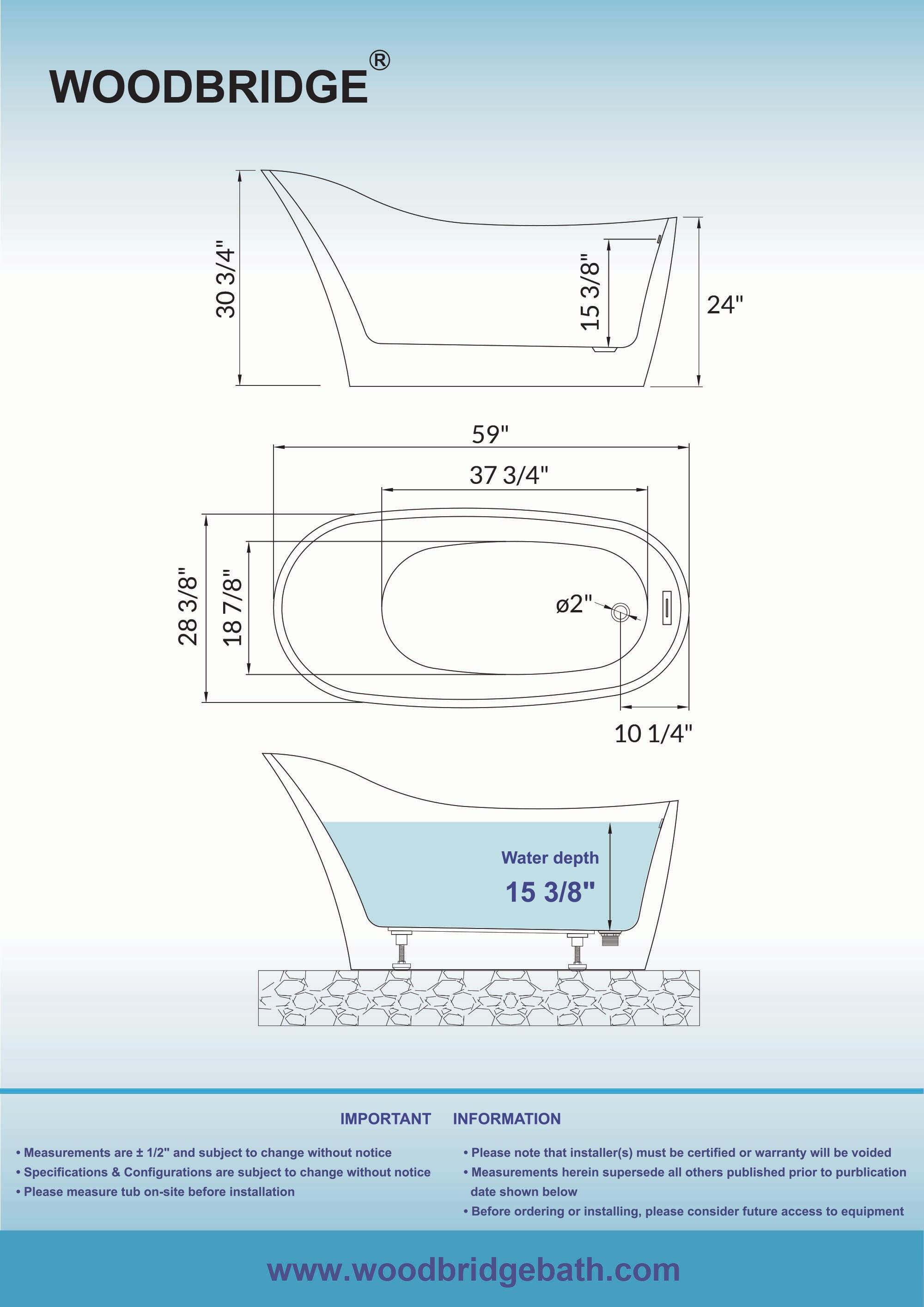 Woodbridge LB200 bathtubs - View #16