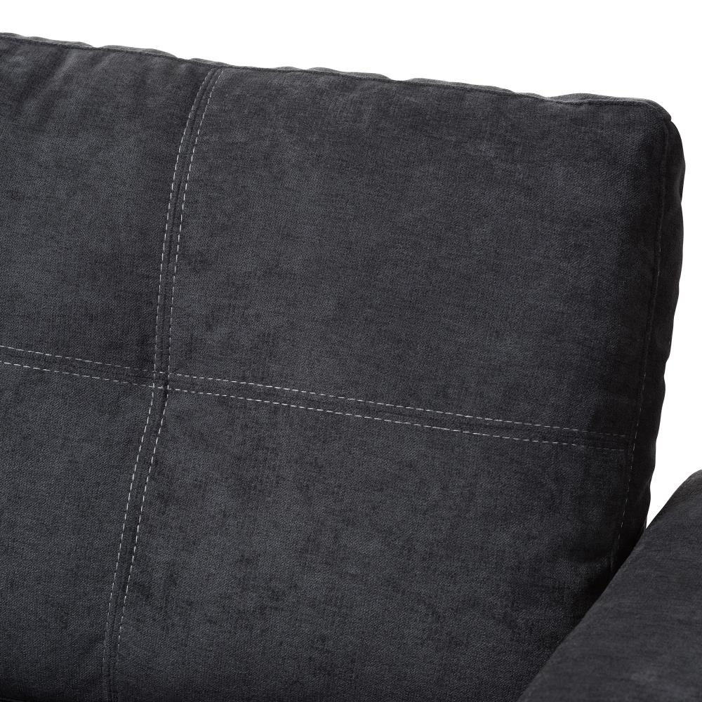 Baxton Studio 143-8760-LW Sofas-Loveseats - View #2
