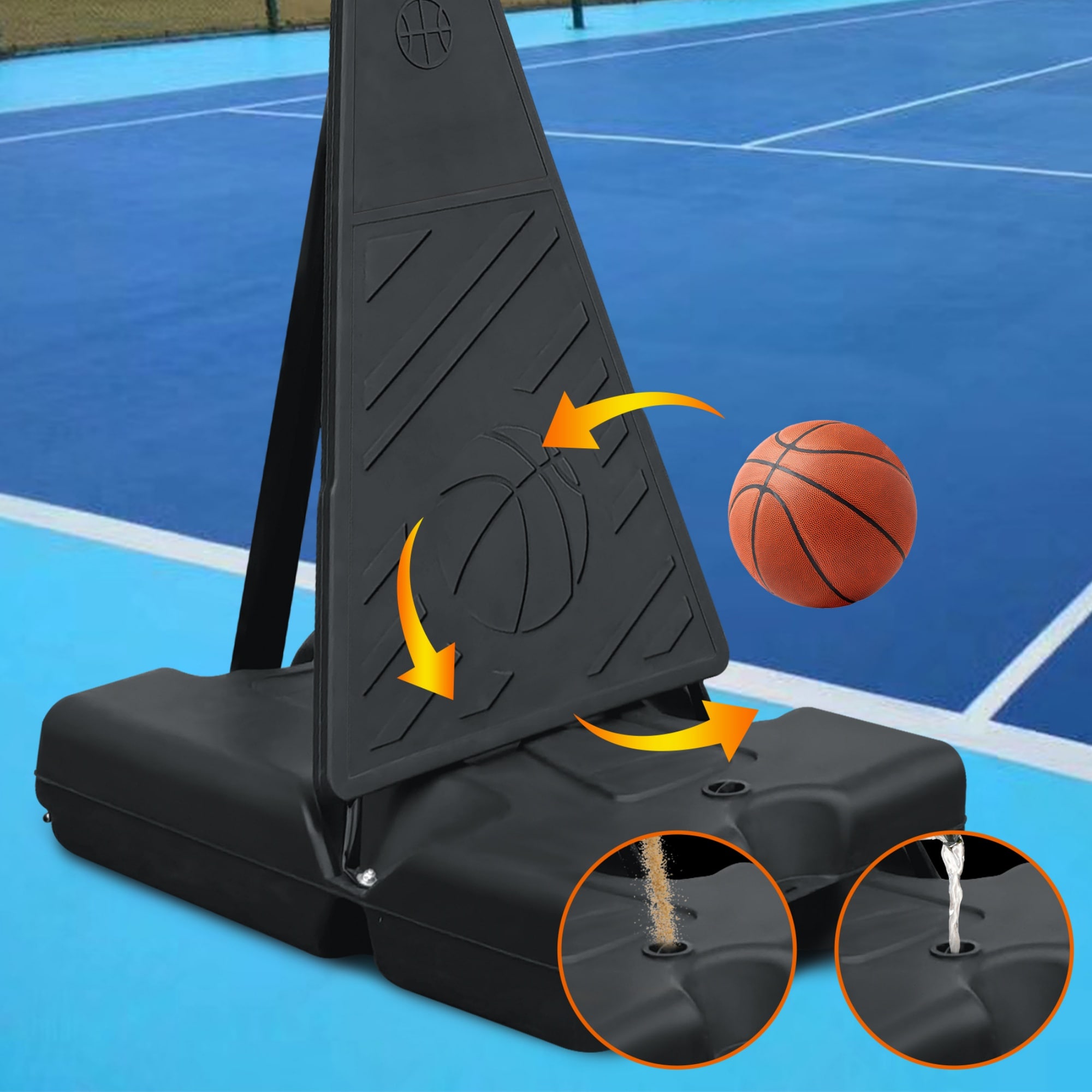 Runesay AF23 Basketball-System - View #3
