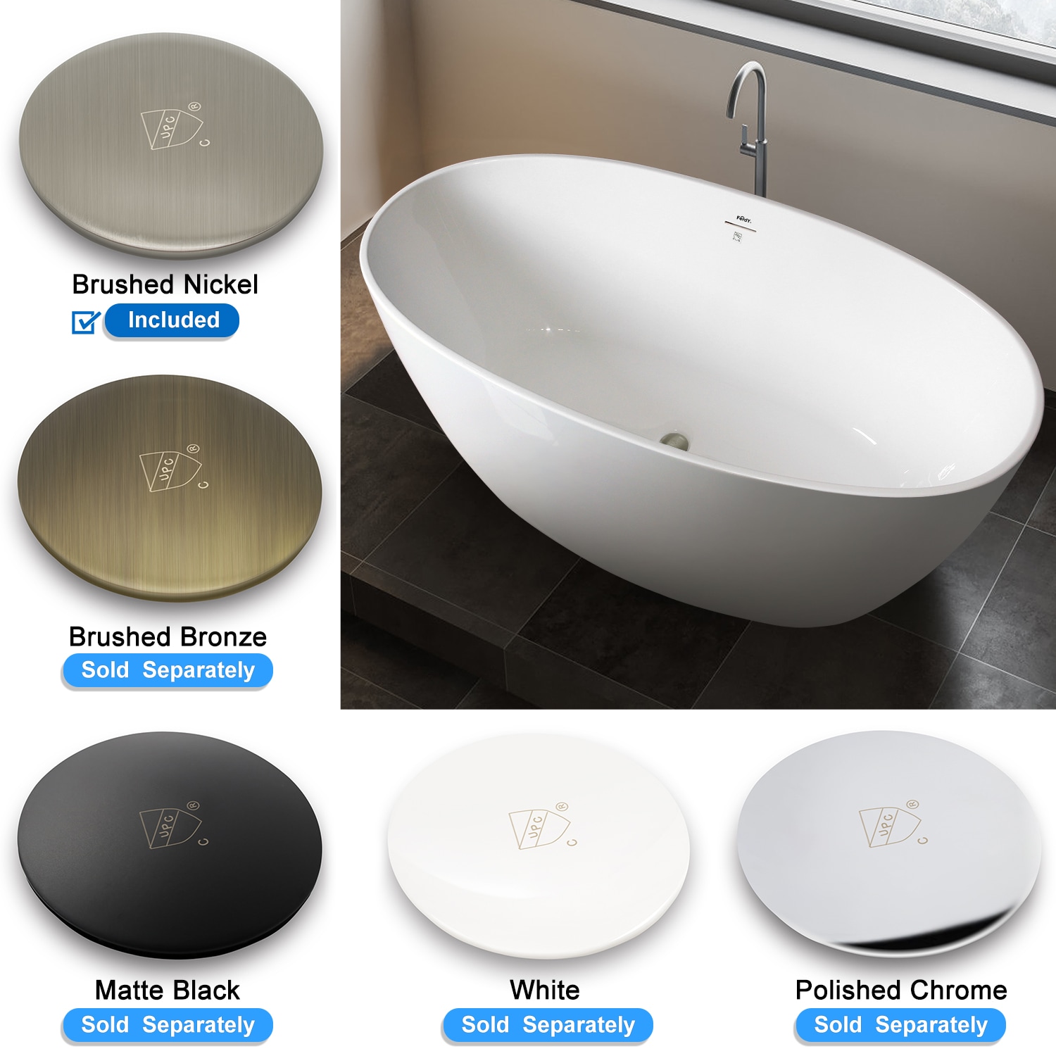 FerdY FERDY-02119-1400-BN bathtubs - View #3