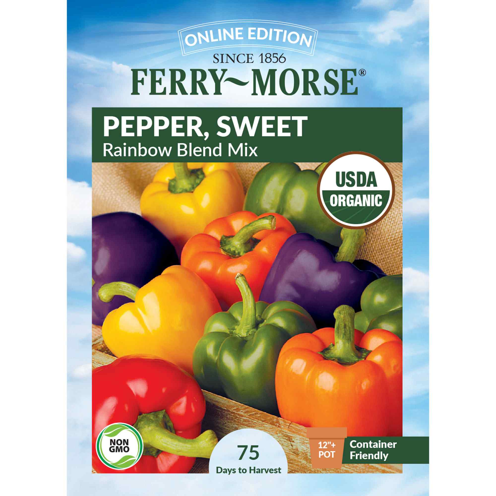 Ferry-Morse LC25.9567 Organic Pepper Seeds 400 Milligram(s)