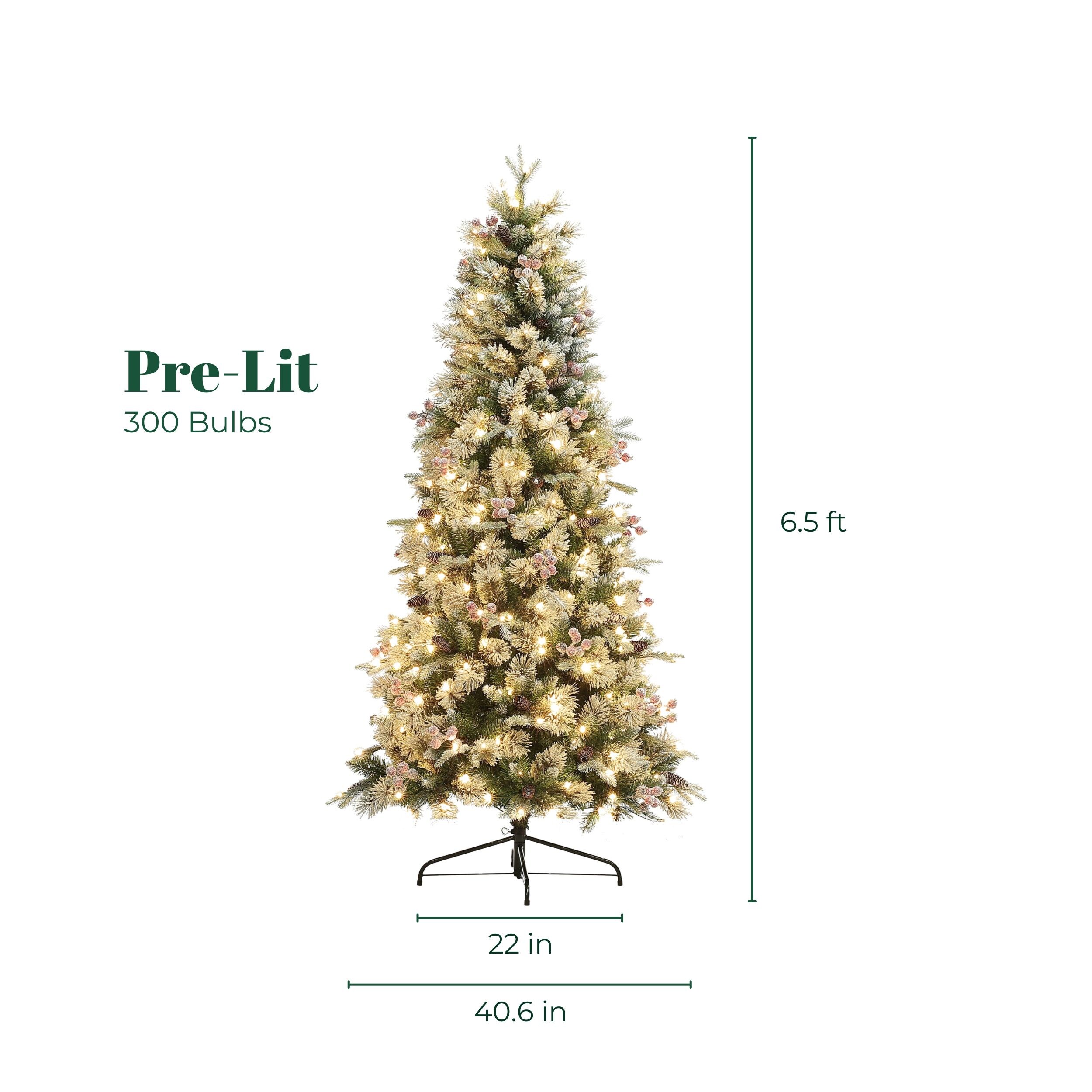 LuxenHome WHAP1800 Artificial-Christmas-Trees - View #18