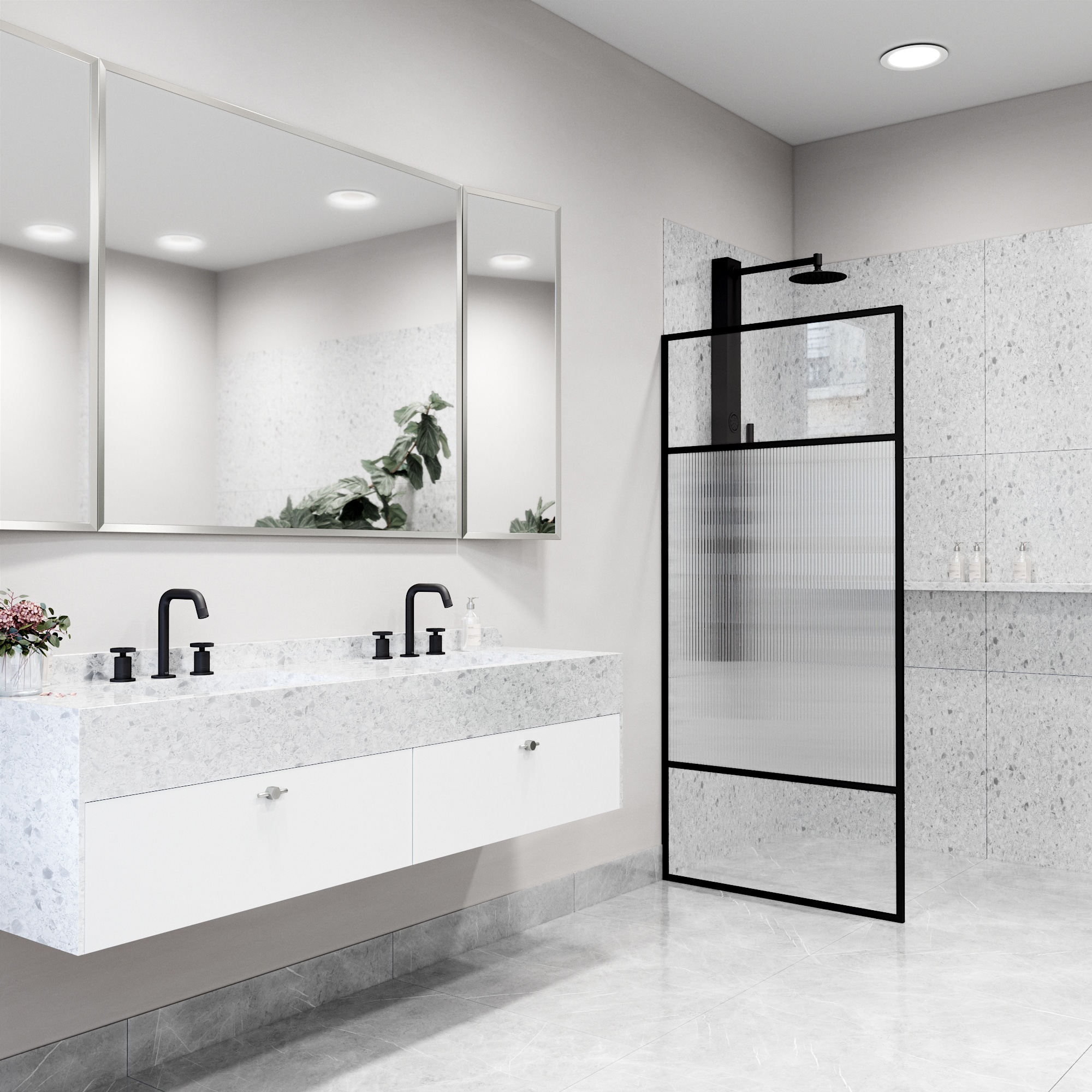 VIGO VG6093MBFL3474 Shower-Doors - View #6