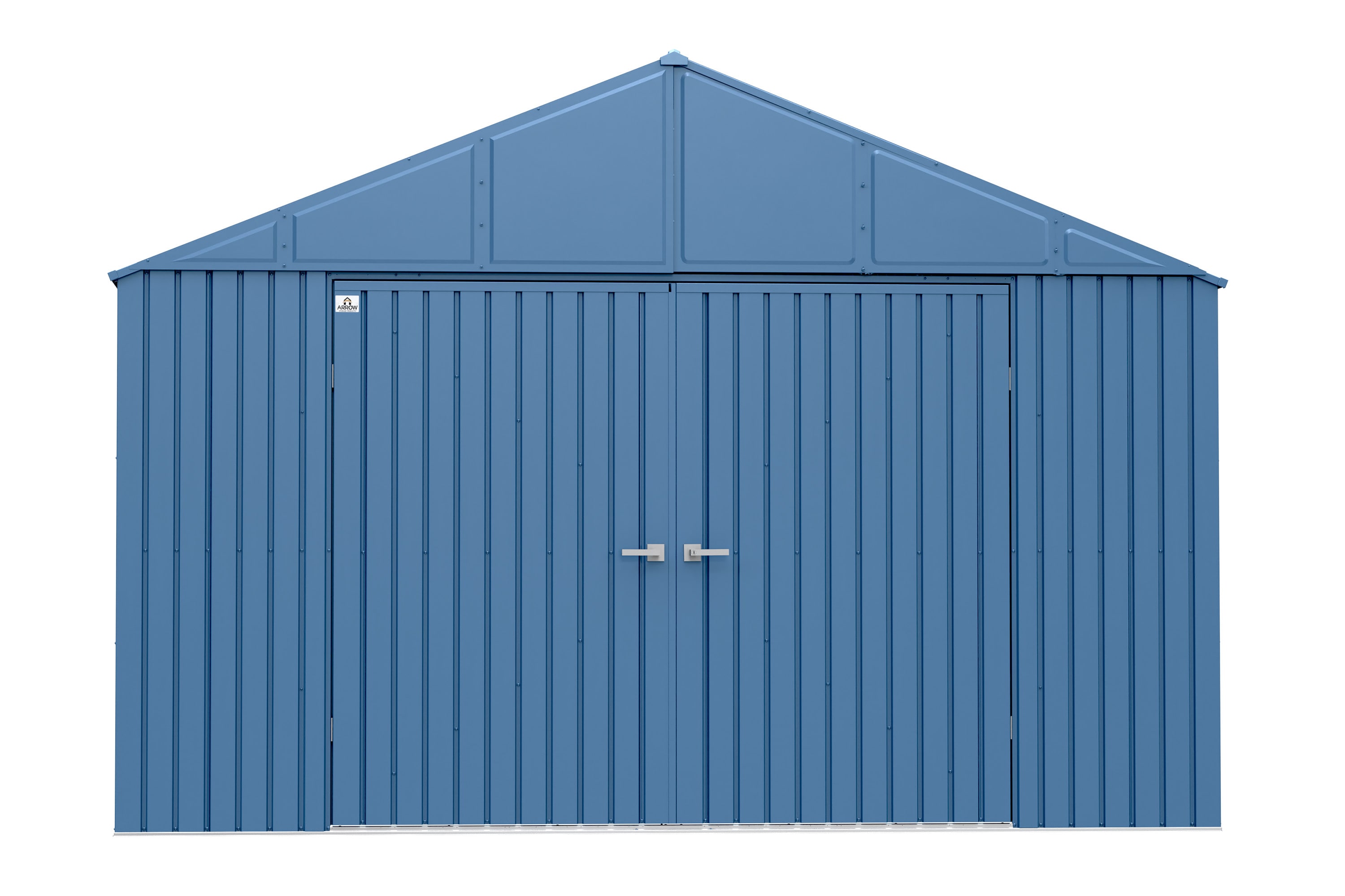 Elite 12' x 12' Blue Grey Steel Storage Shed Kit