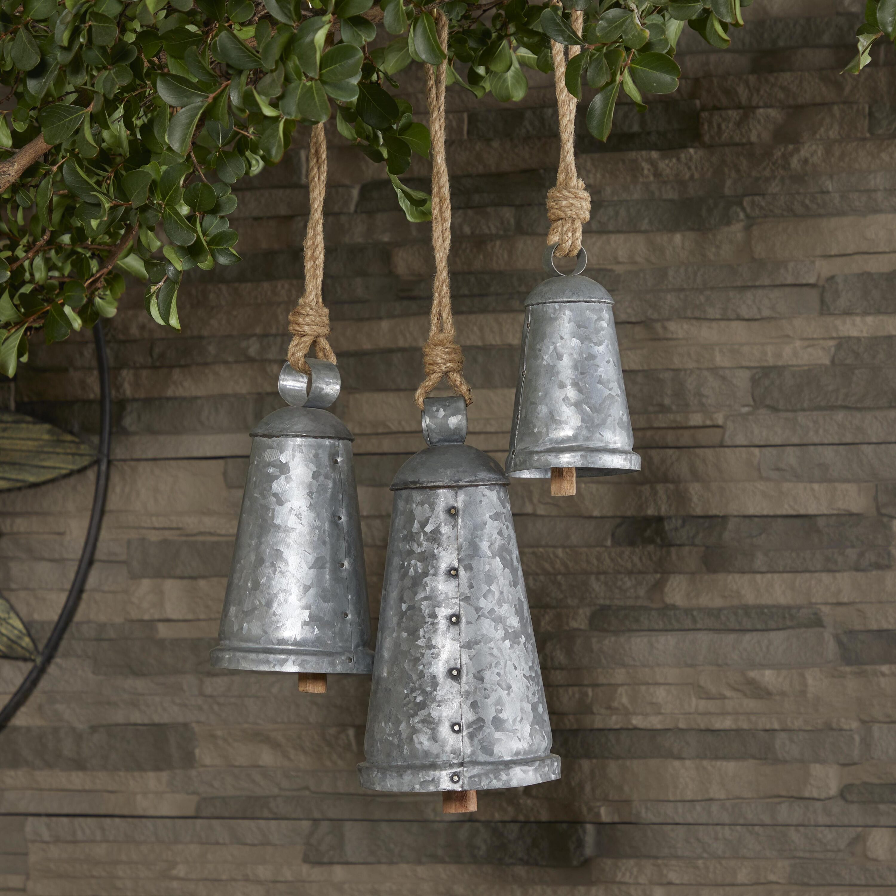 Grayson Lane 27326 3 -Pack Gray Iron Rustic Decor set