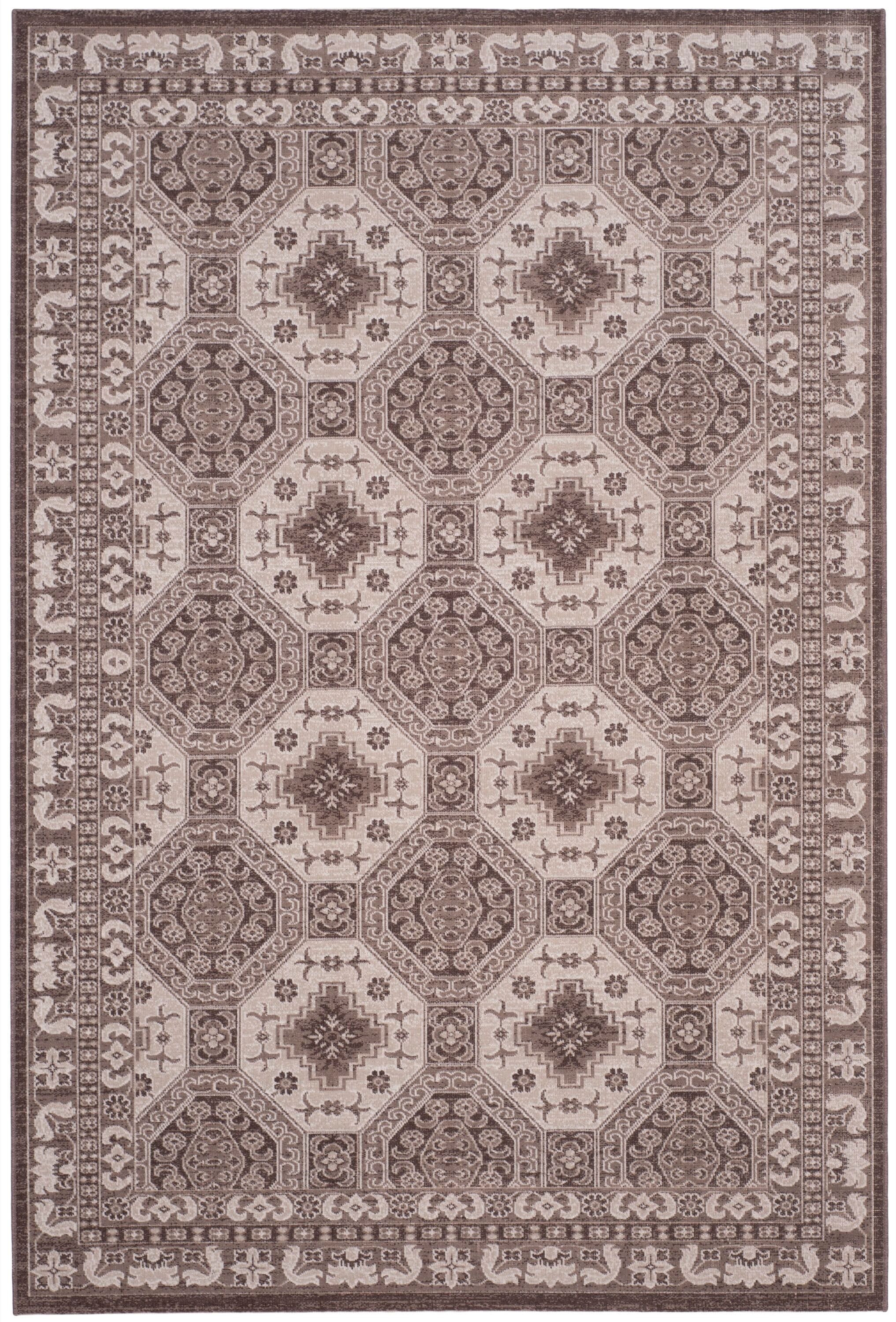 Safavieh ATN320P-6 Artisan Matera 7 x 9 (ft) Loomed Polypropylene Brown/Ivory Rectangular Indoor Distressed/Overdyed Oriental Area rug