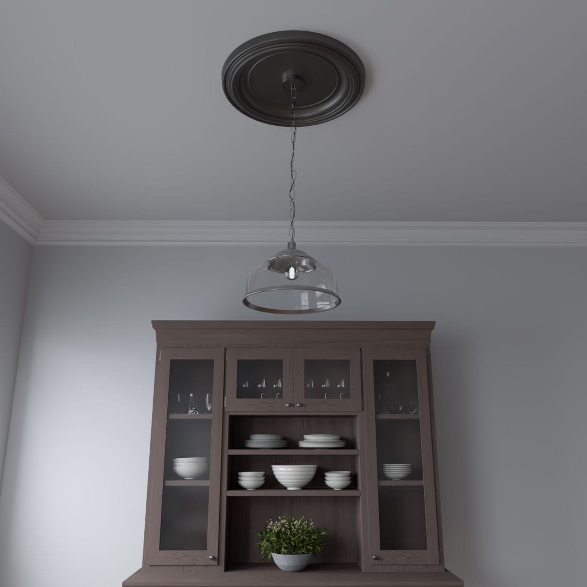Ekena Millwork CMP22TRDST Ceiling-Medallions - View #9