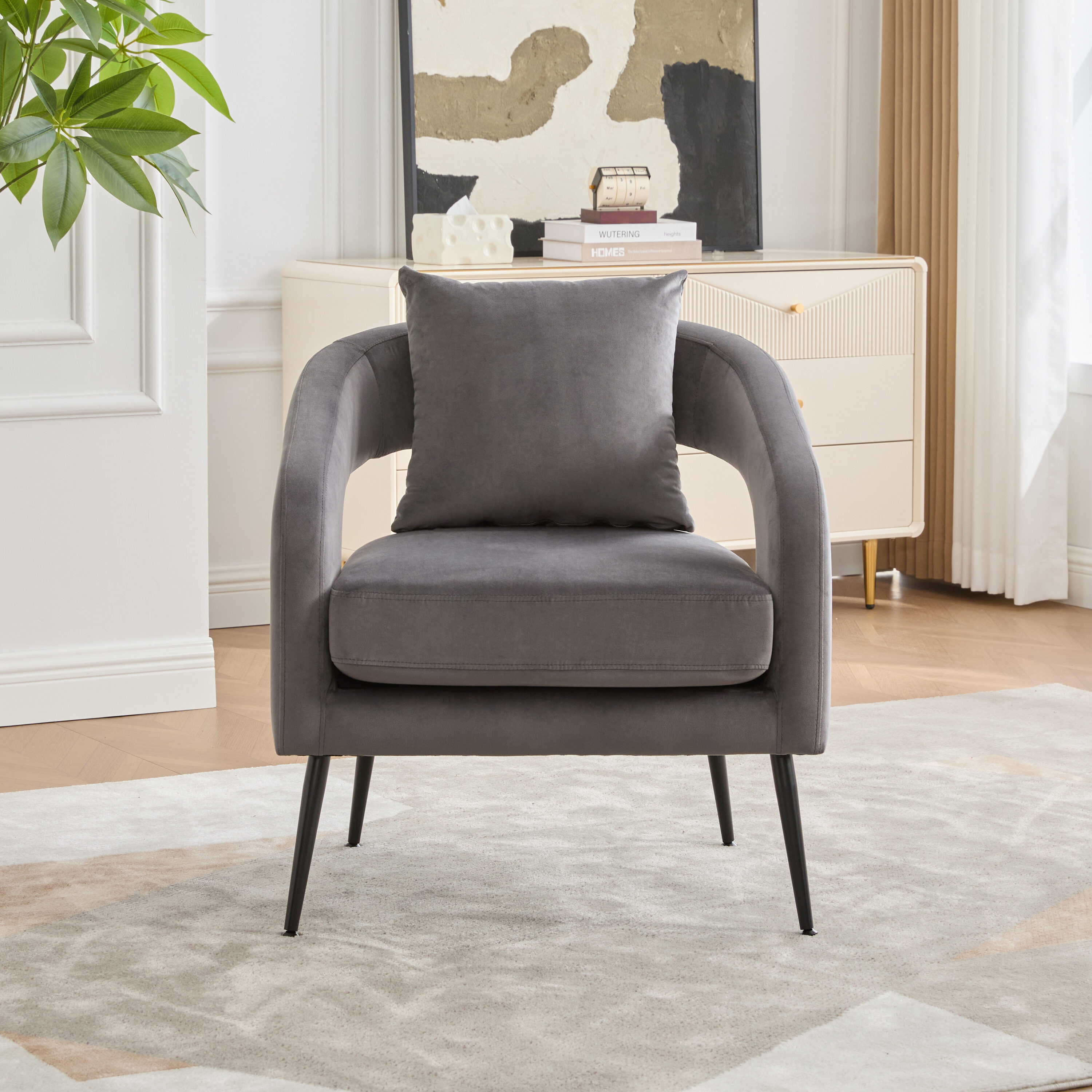 Aortzio HM-S2075-CHARCOAL chairs - View #5