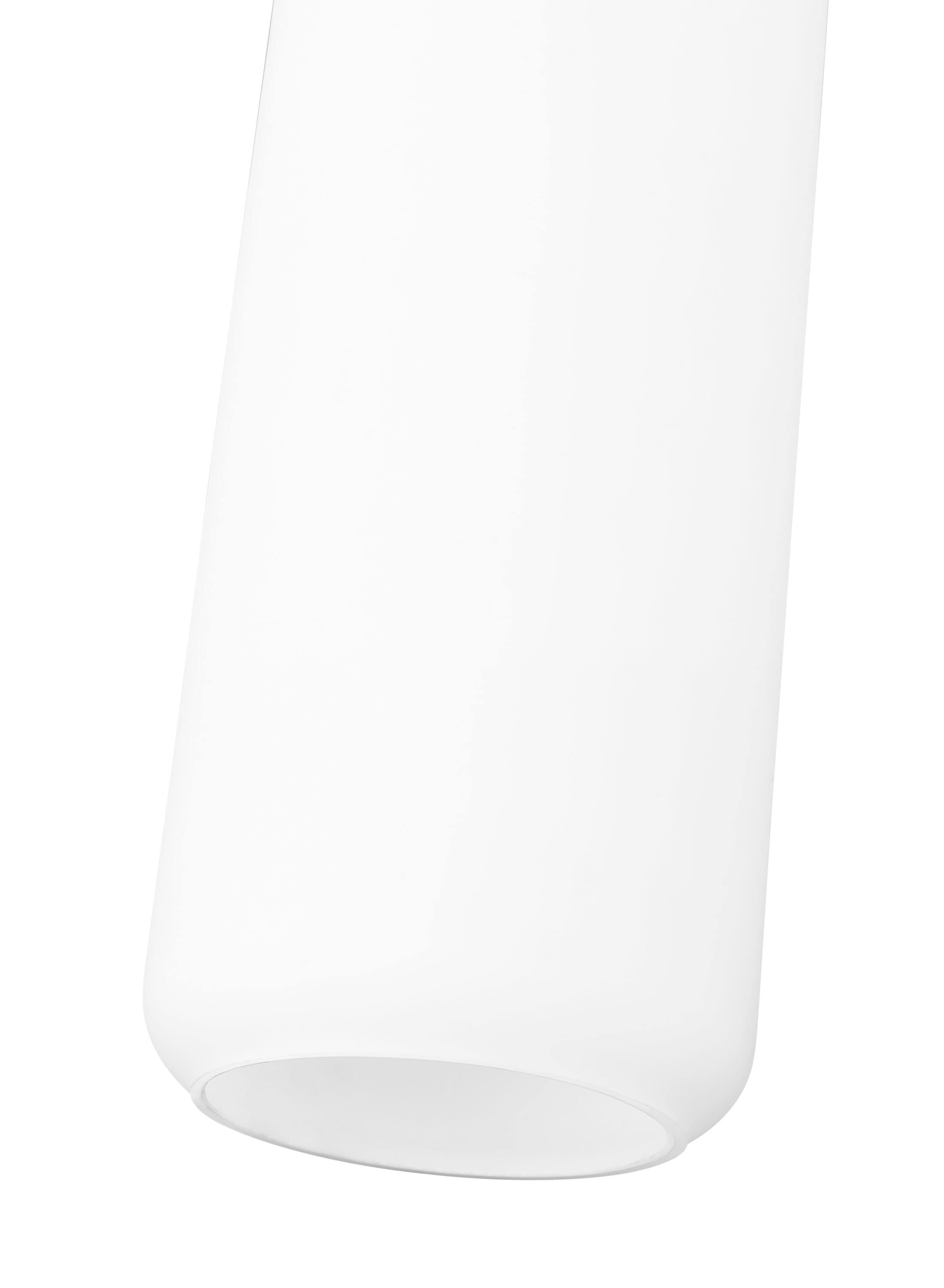 Monty 17" Brushed Nickel and Glass LED Pendant Light