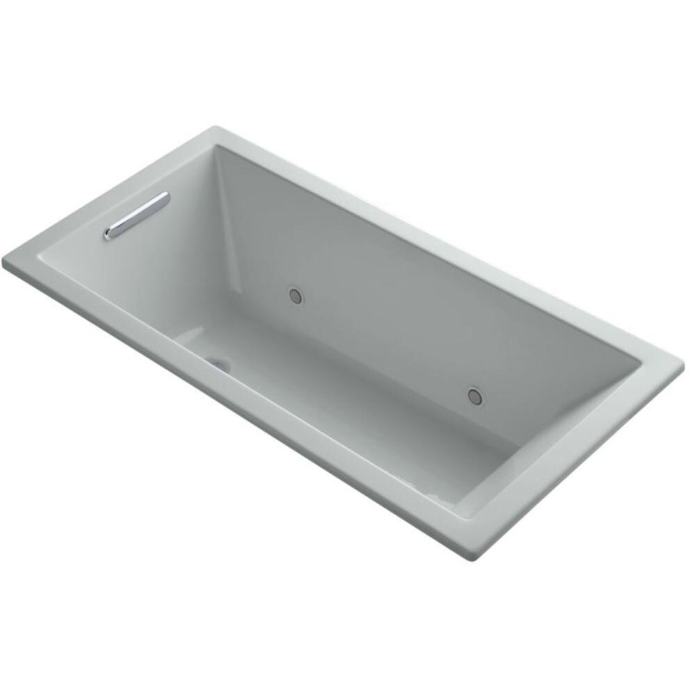 KOHLER Underscore 30-in W x 60-in L Ice Grey Acrylic Rectangular ...