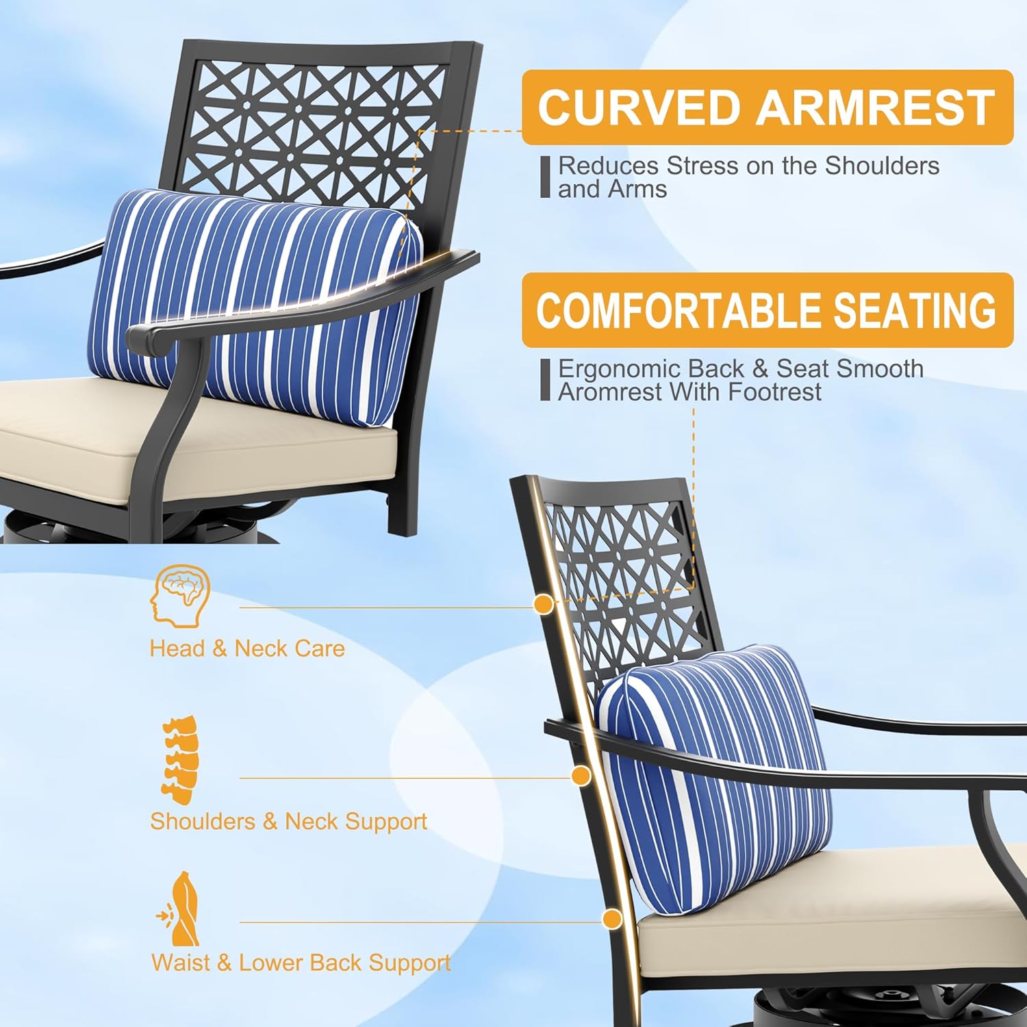 Qeetex LHF-HW-PPG-334L9B38 Patio-Conversation-Sets - View #5
