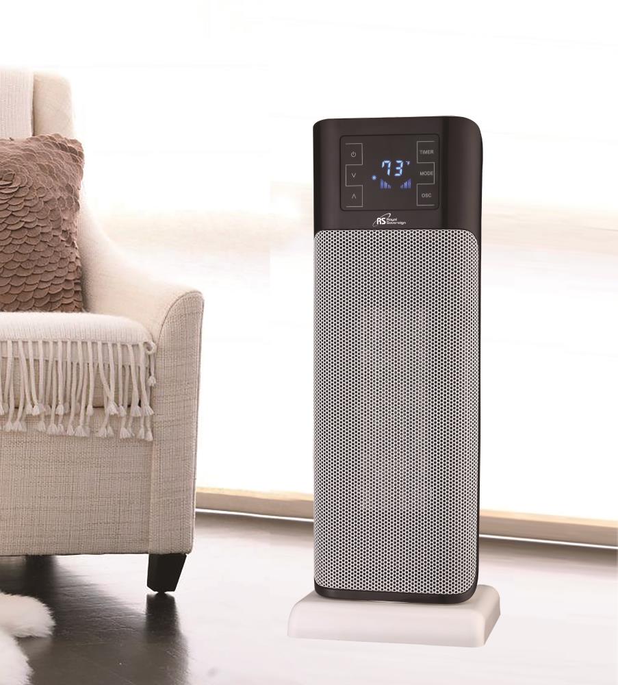 Royal Sovereign 1500-Watt Ceramic Tower Indoor Electric Space Heater ...