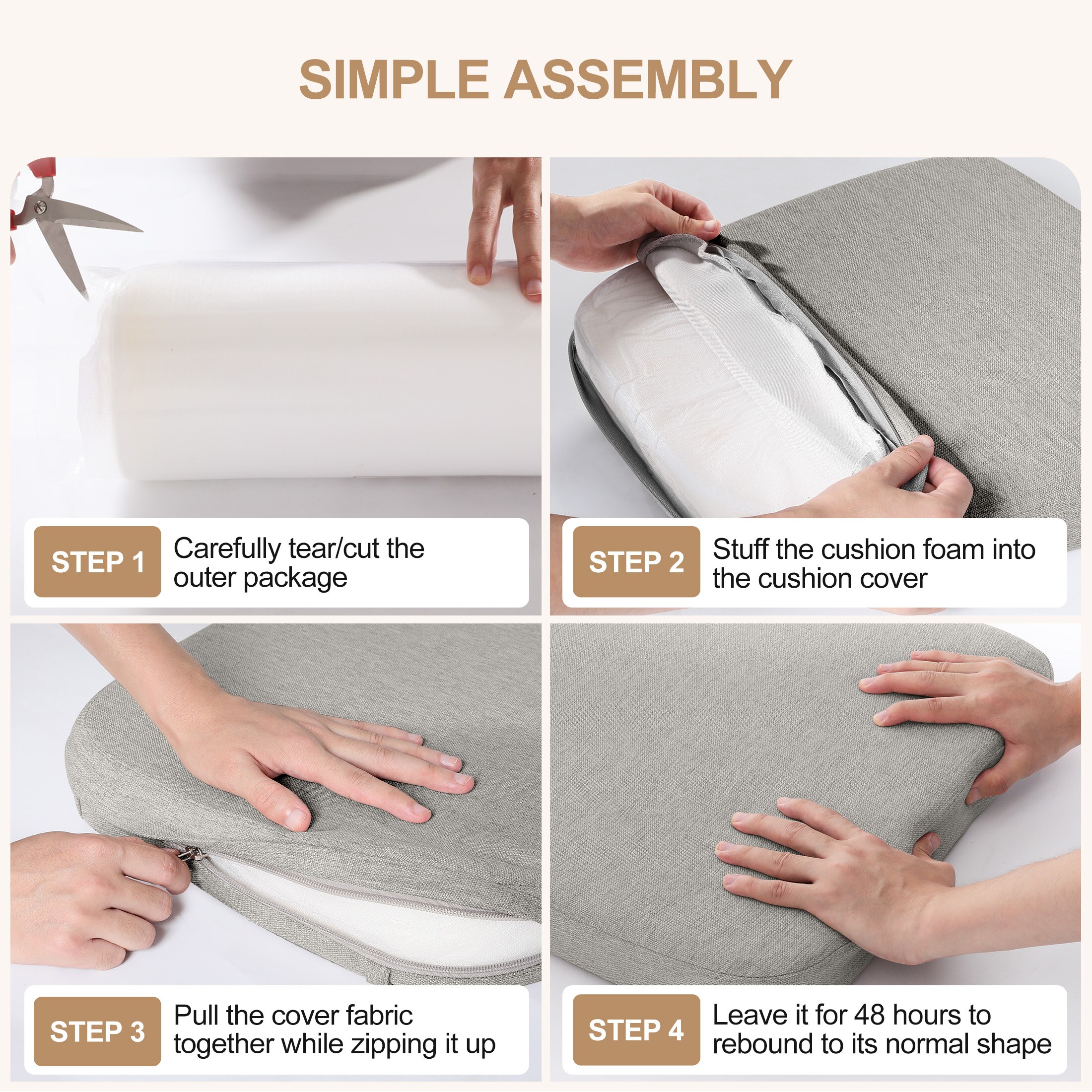 AAAAAcessories LS-DCCLH-KAQIHUI-2P Indoor-Chair-Cushions - View #9