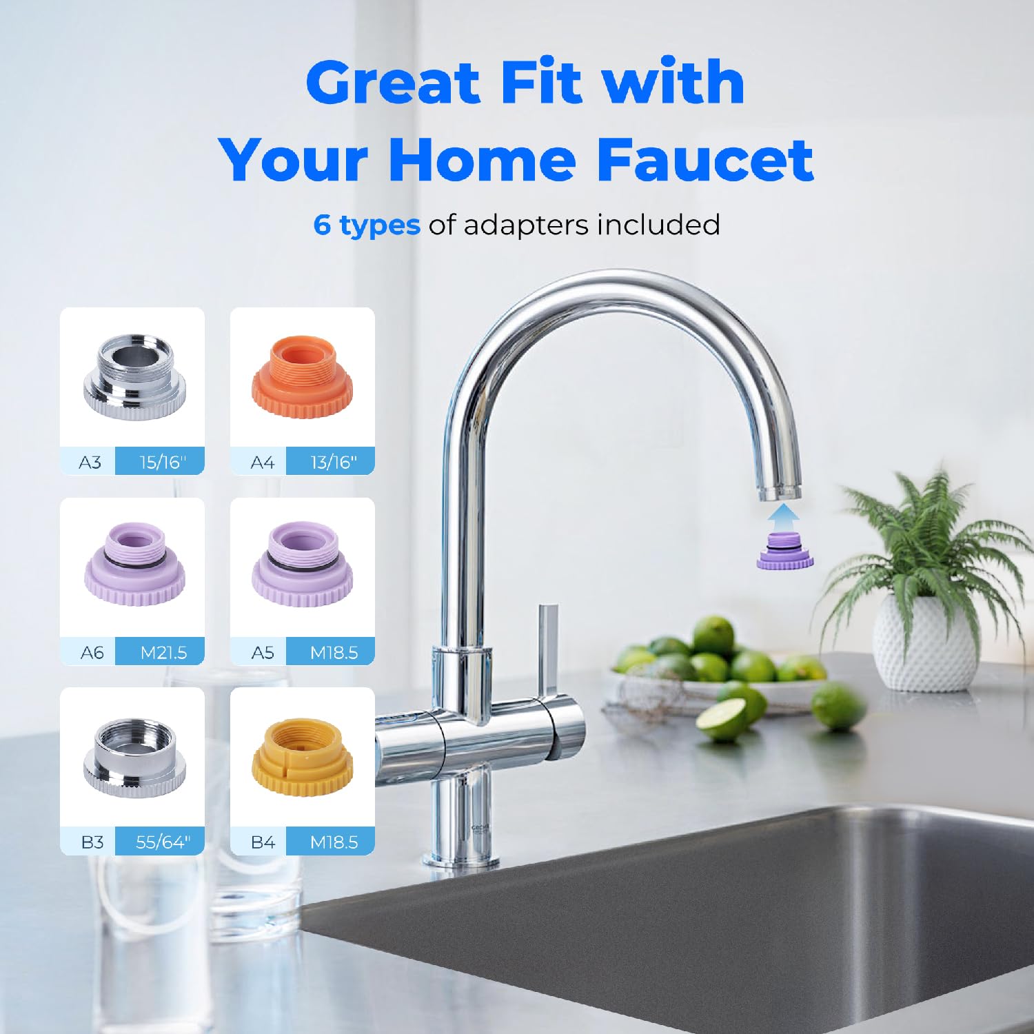 Waterdrop B-WD-FC-01Y Faucet-Mount-Filters - View #3