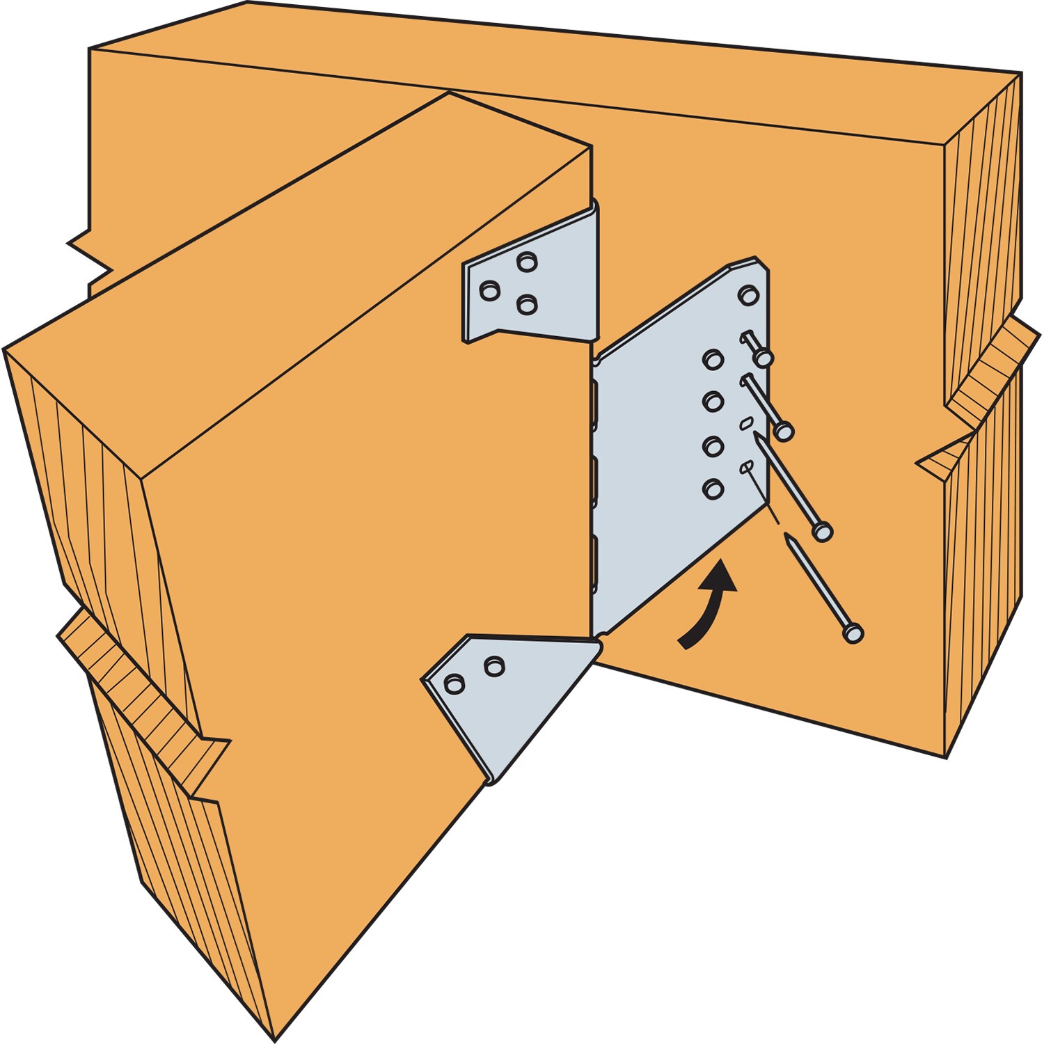 Simpson Strong-Tie LSSU210 Joist-Hangers - View #6