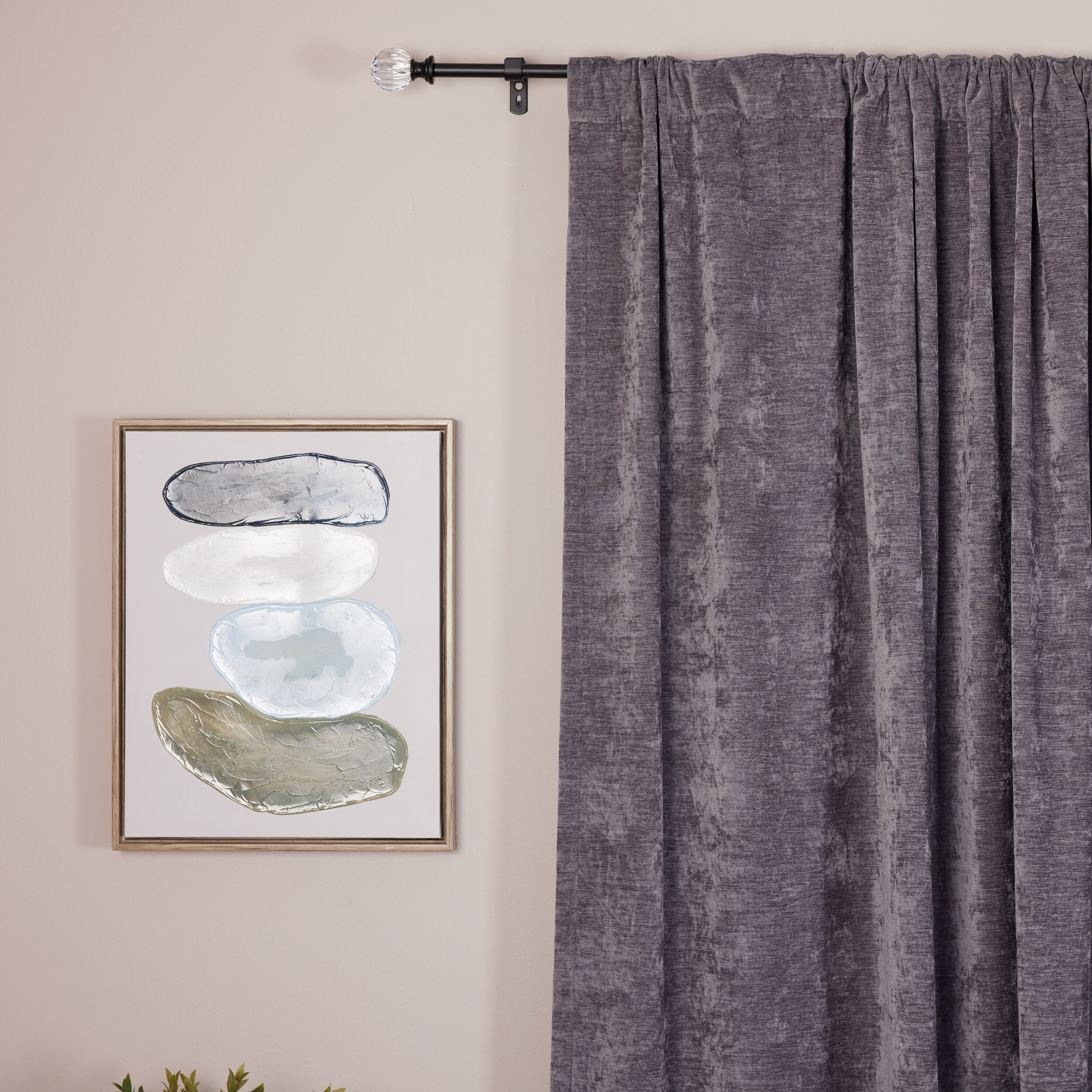 Style Selections FSI 1172E MBLK Curtain-Rods - View #6