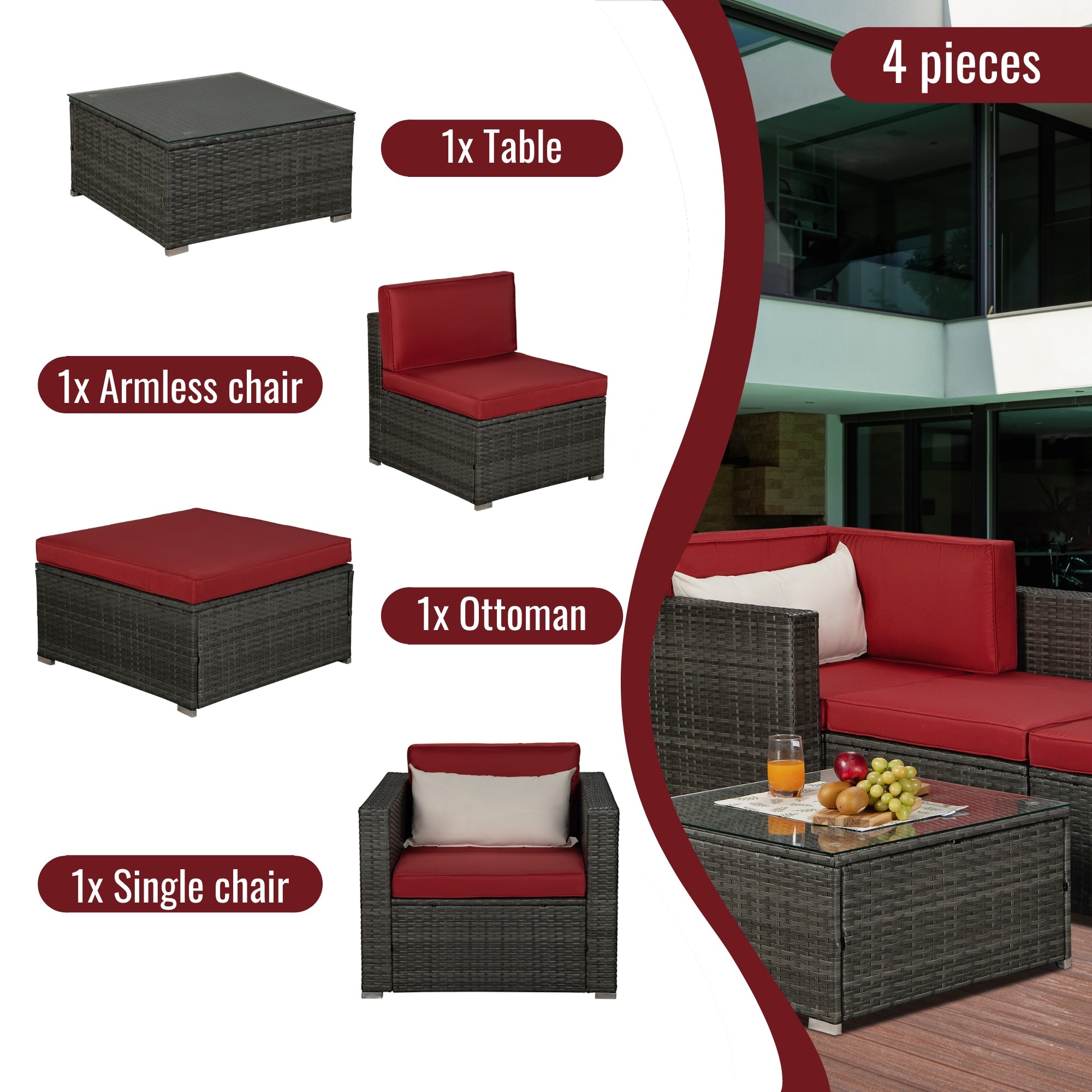 JASMODER W685S00023 Patio-Sofas-Daybeds - View #6