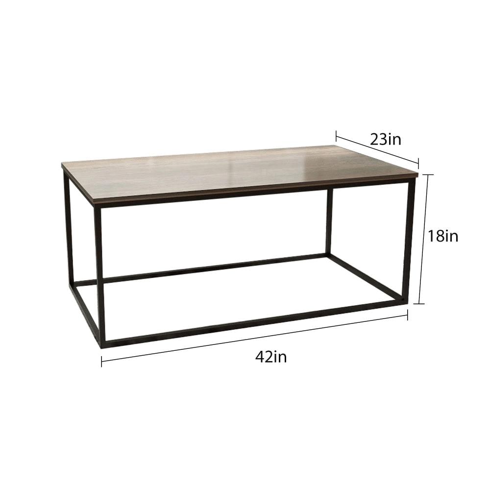 Highmore Particleboard Pine Particleboard Casual Coffee Table at Lowes.com