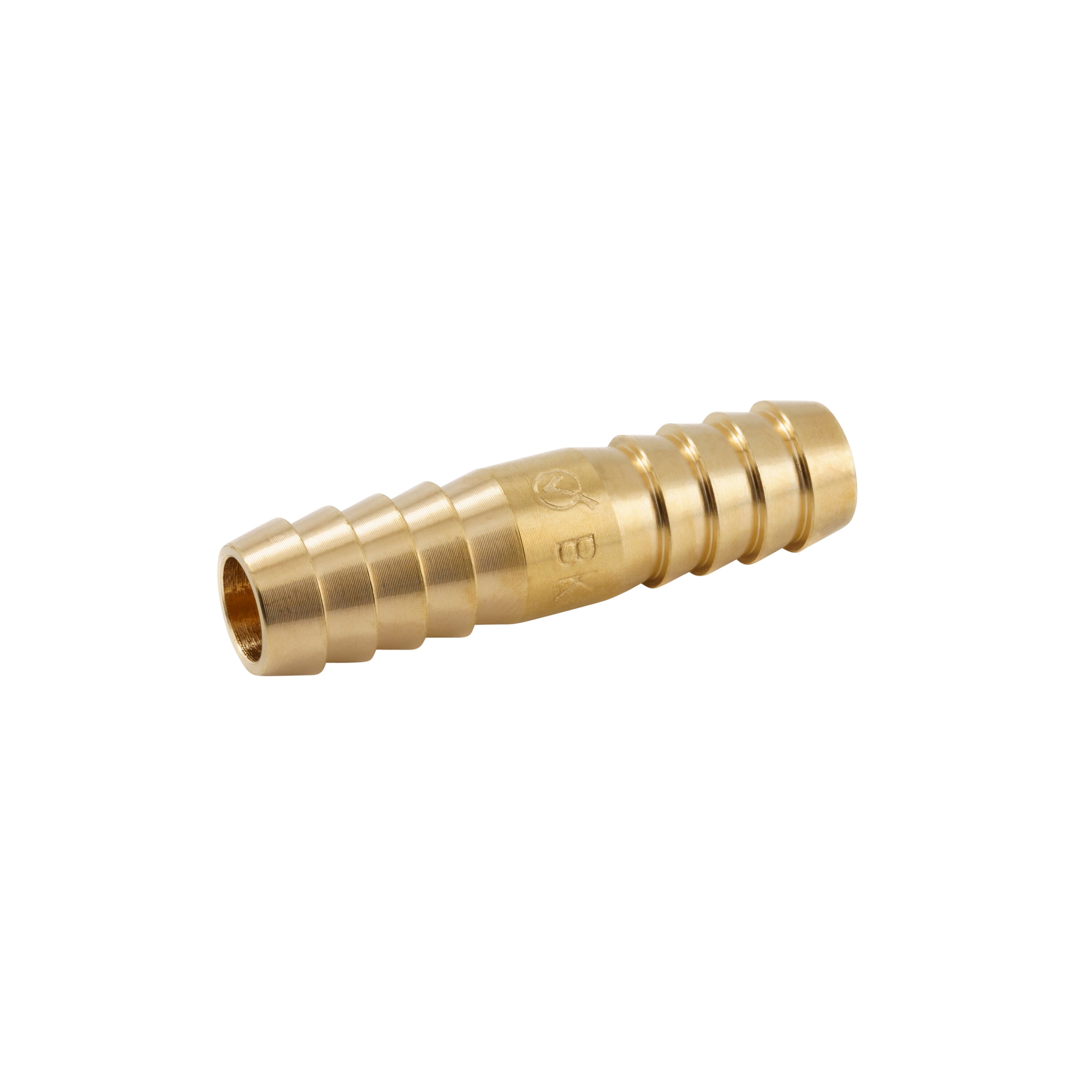 B&K Barbed Splicer Adapter Fitting - Gold - 3/8 x 1/4 Dia - Each