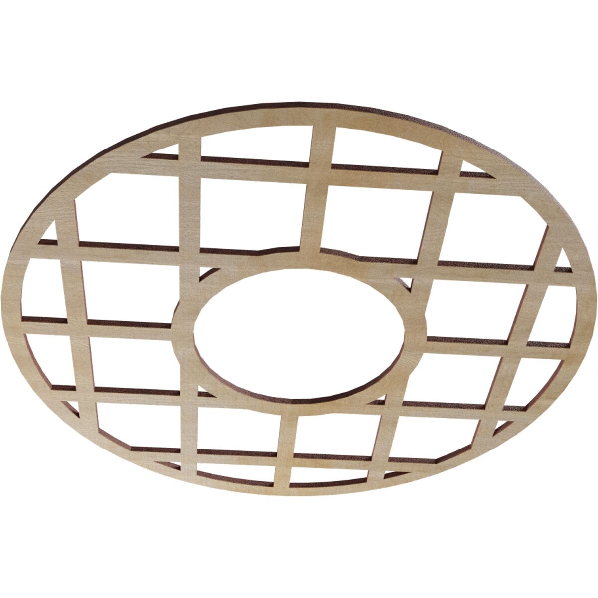 Ekena Millwork CMWP20X20X0250ONHI Ceiling-Medallions - View #2