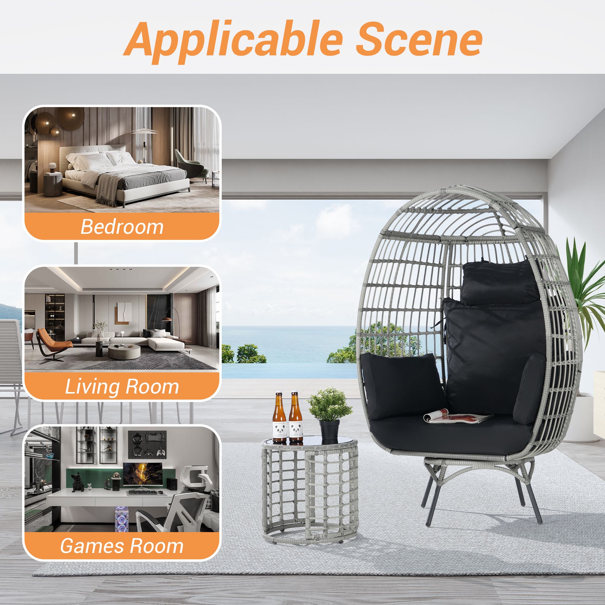 SANSTAR L-RJDC66BK Patio-Chairs - View #8